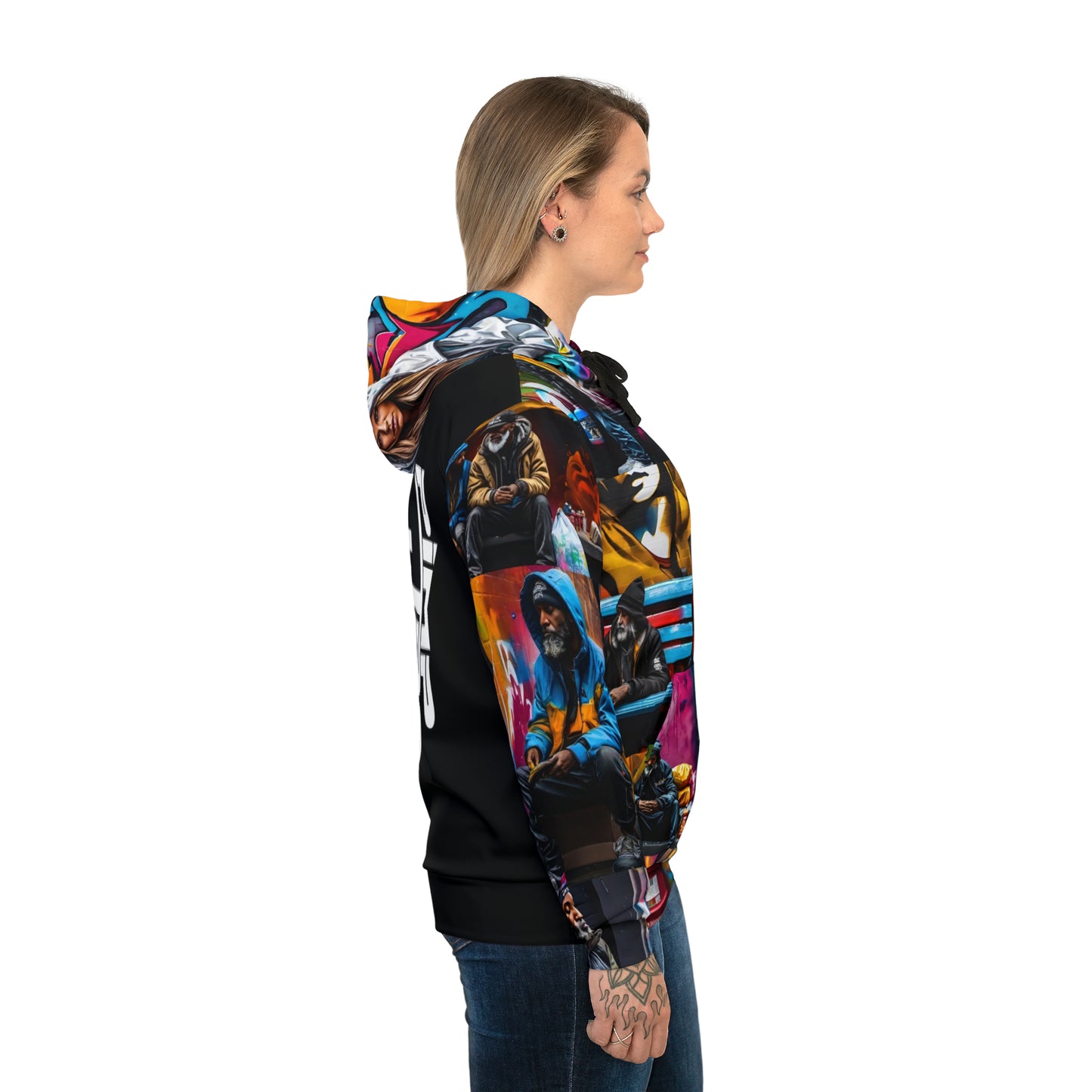 Men's Hoodie - Street Lines