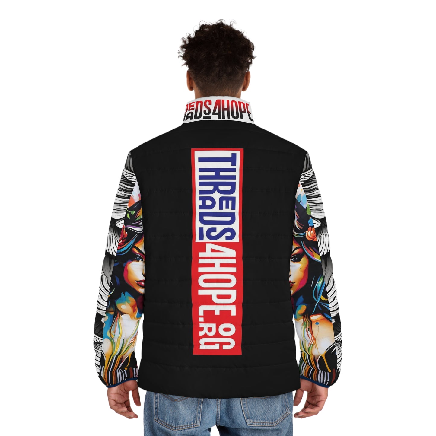 Men's Puffer Jacket (AOP)