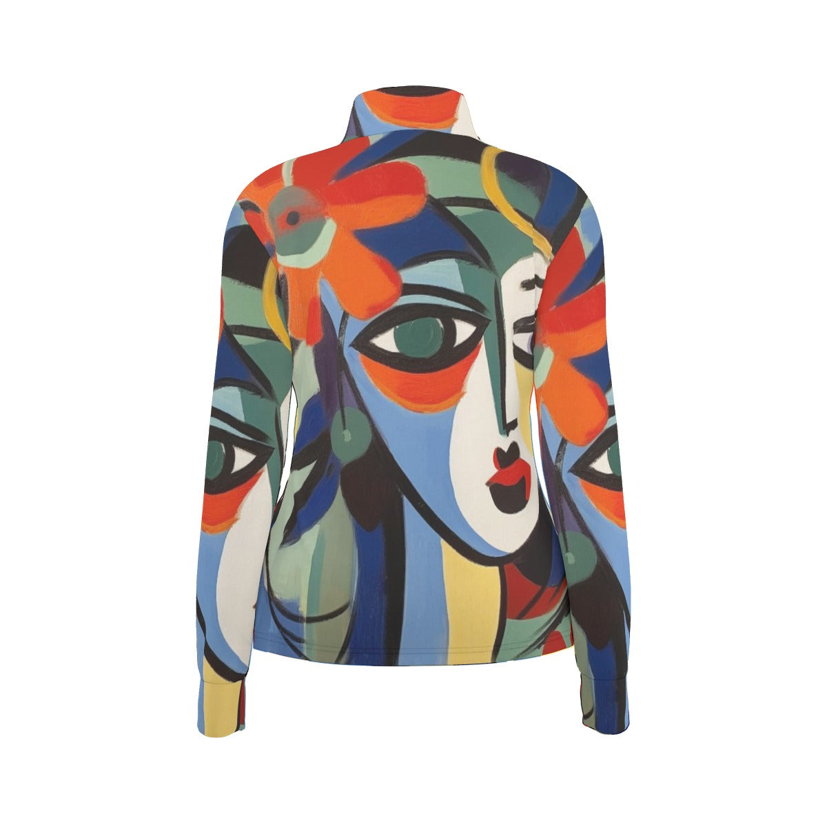 All-Over Print Women's Long Sleeve Thumbhole Jacket