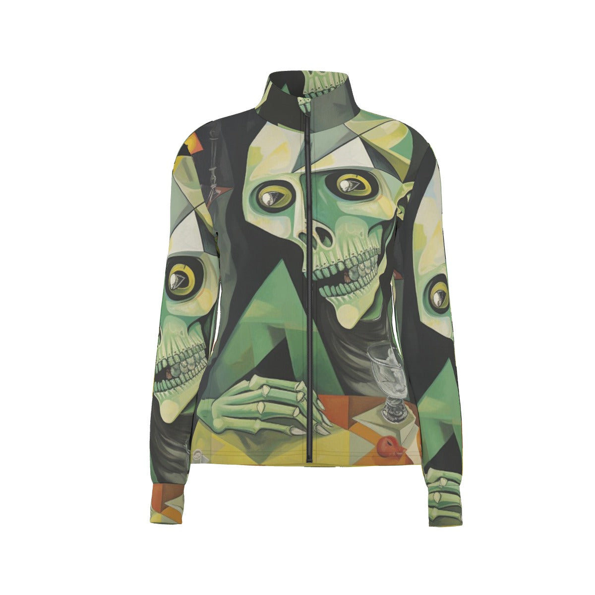 All-Over Print Women's Long Sleeve Thumbhole Jacket