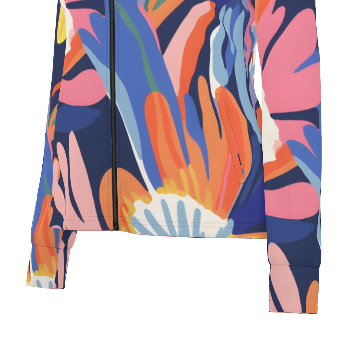 All-Over Print Women's Long Sleeve Thumbhole Jacket