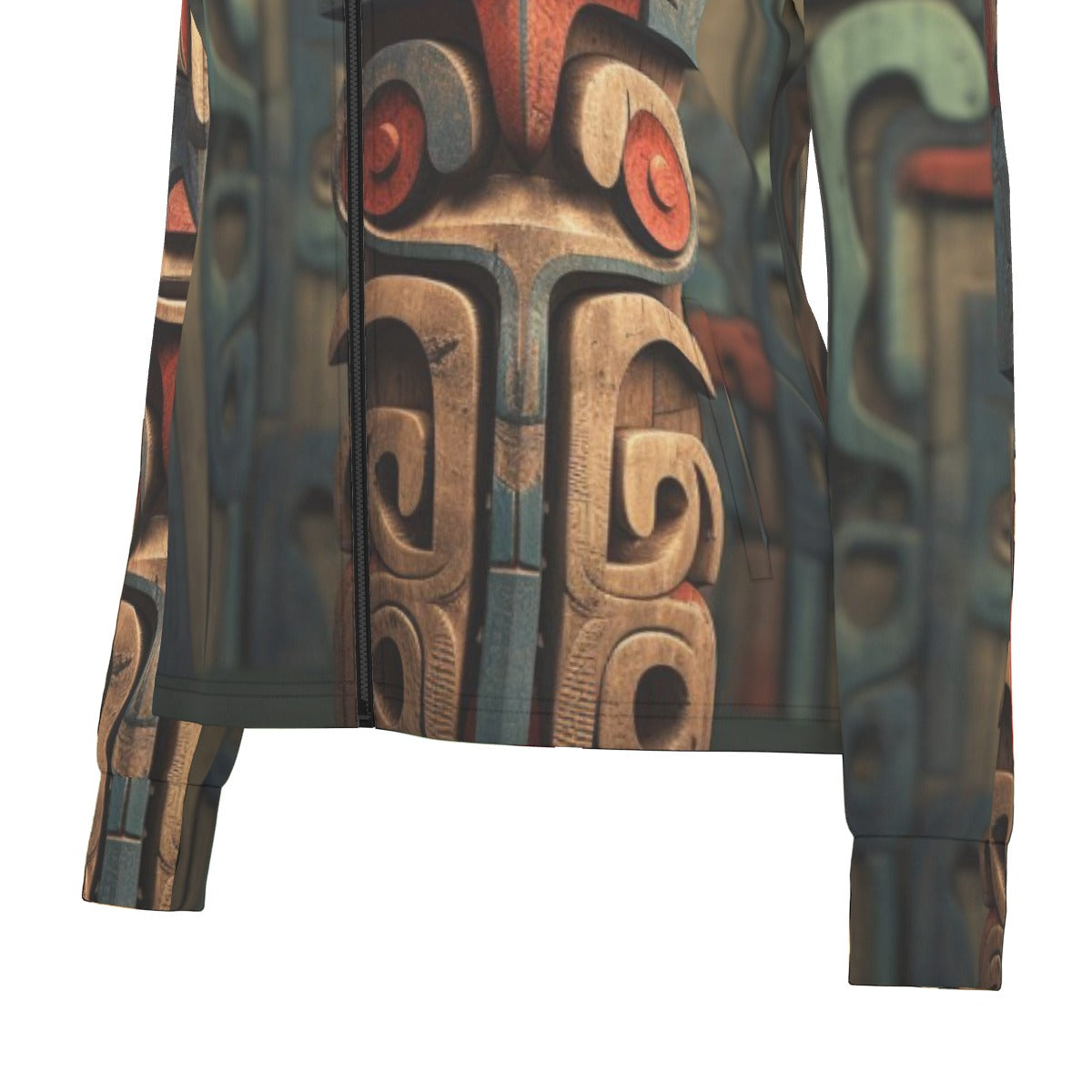 All-Over Print Women's Long Sleeve Thumbhole Jacket