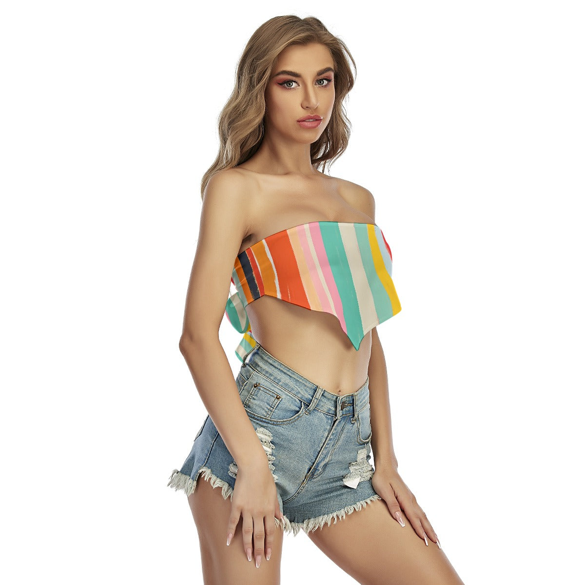 All-Over Print Women's Triangle Tube Top