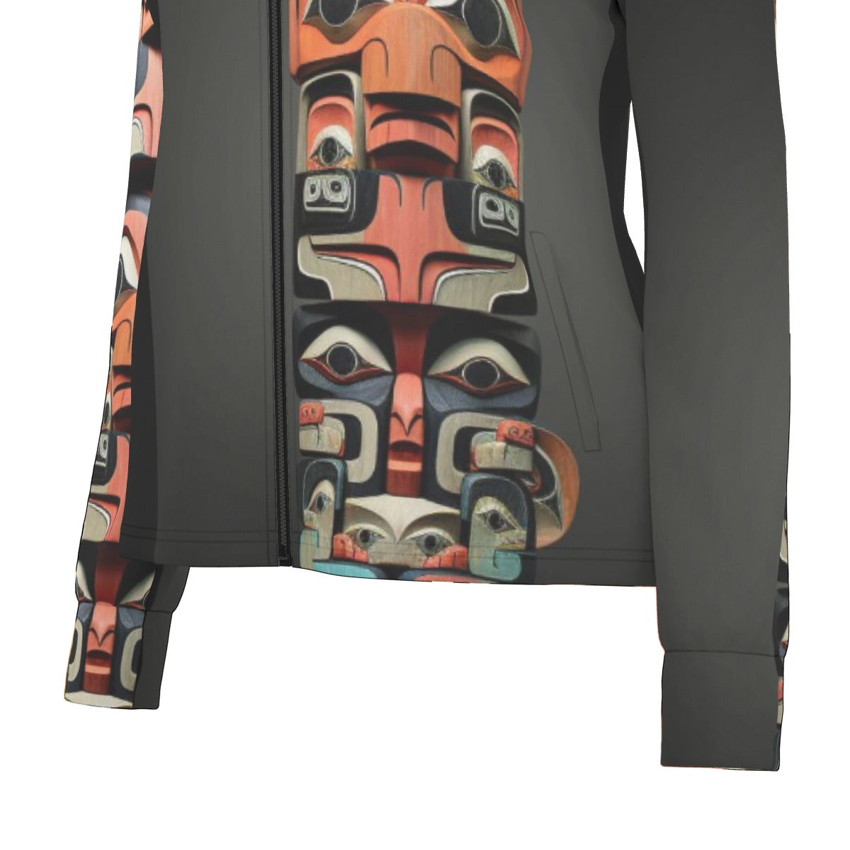 All-Over Print Women's Long Sleeve Thumbhole Jacket