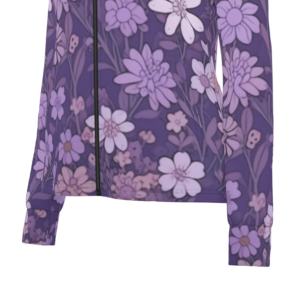 All-Over Print Women's Long Sleeve Thumbhole Jacket