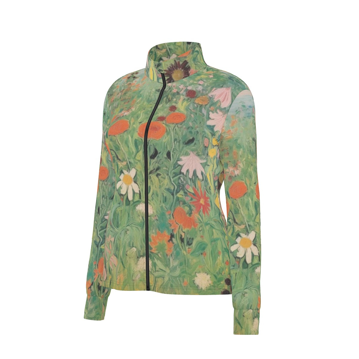 All-Over Print Women's Long Sleeve Thumbhole Jacket