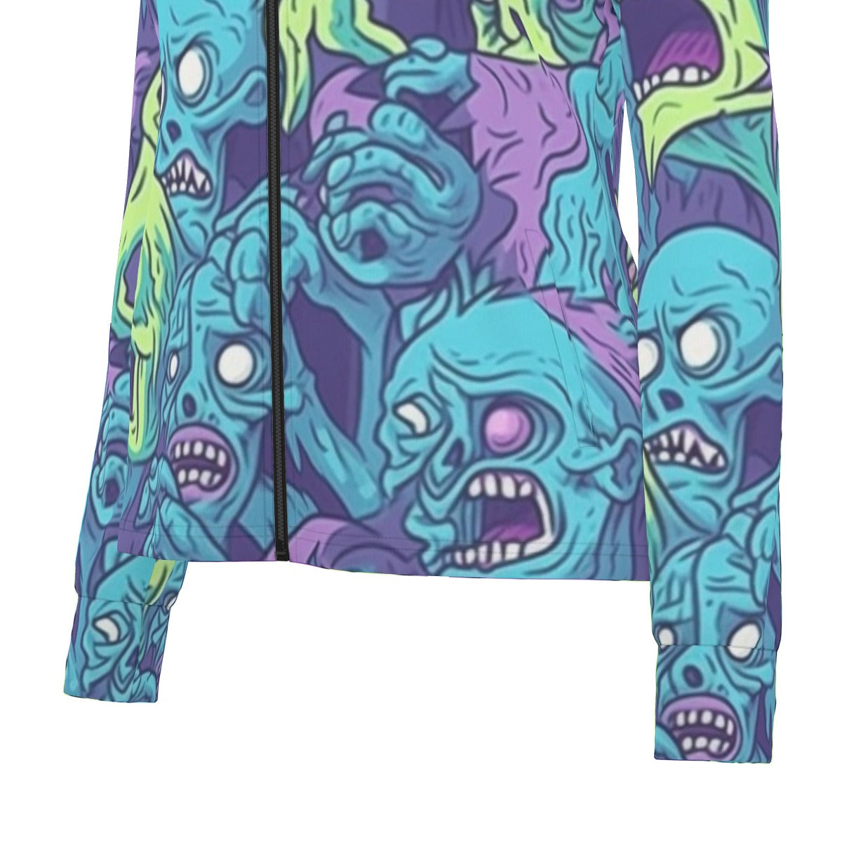 All-Over Print Women's Long Sleeve Thumbhole Jacket