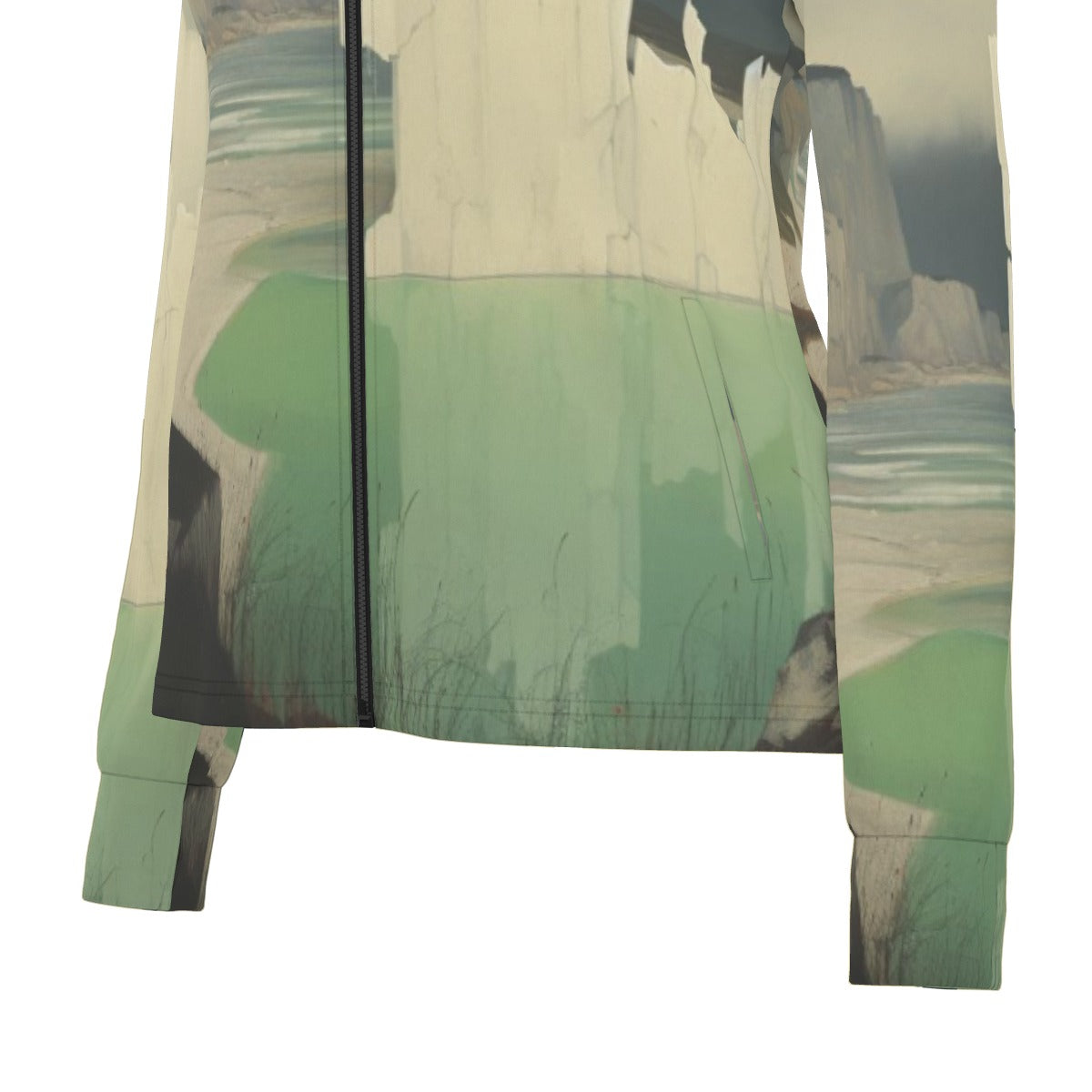 All-Over Print Women's Long Sleeve Thumbhole Jacket