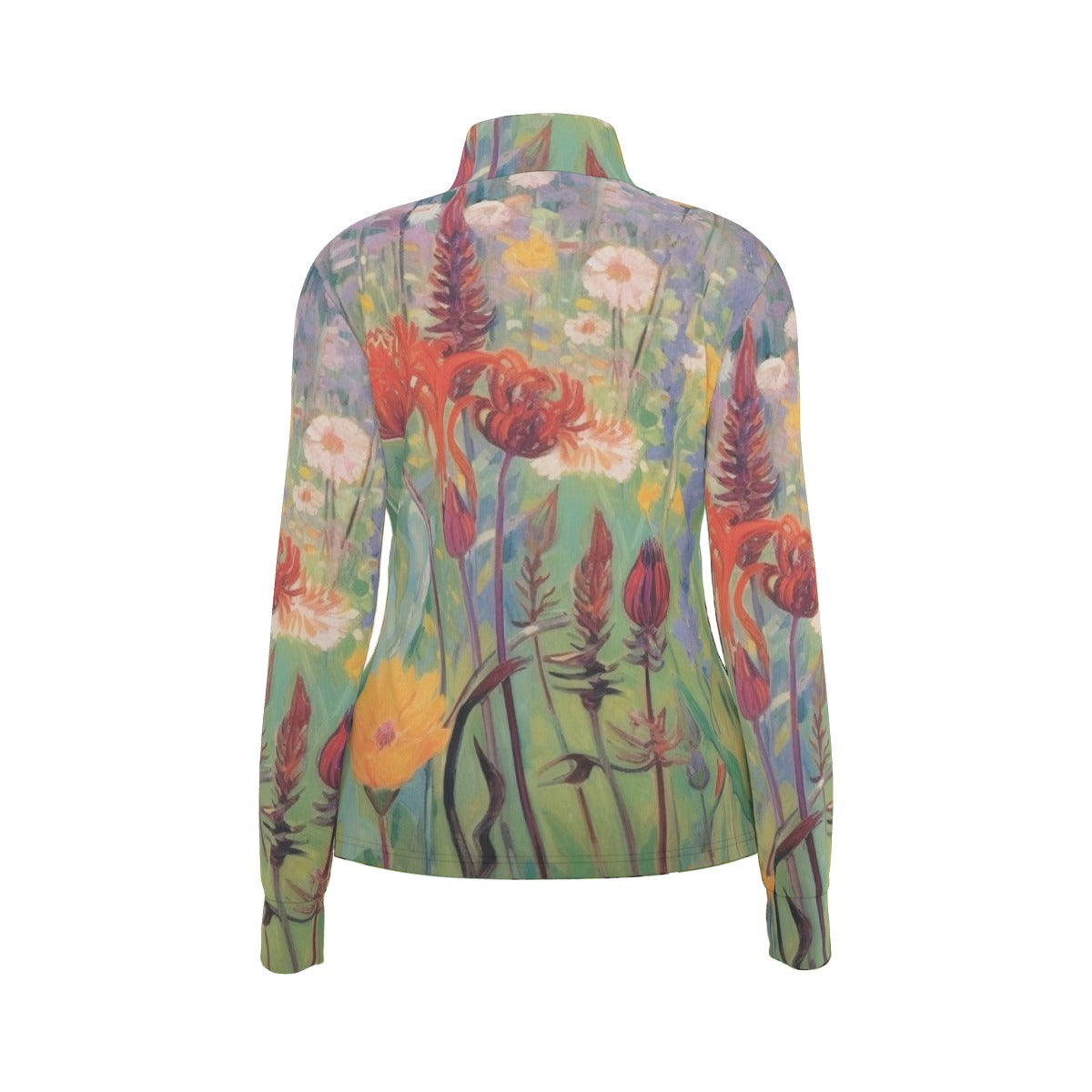 All-Over Print Women's Long Sleeve Thumbhole Jacket