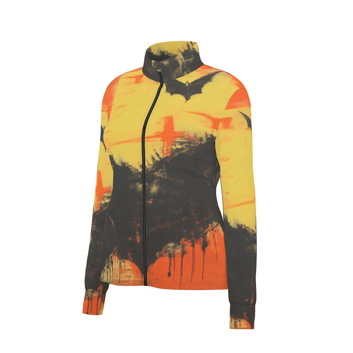 All-Over Print Women's Long Sleeve Thumbhole Jacket