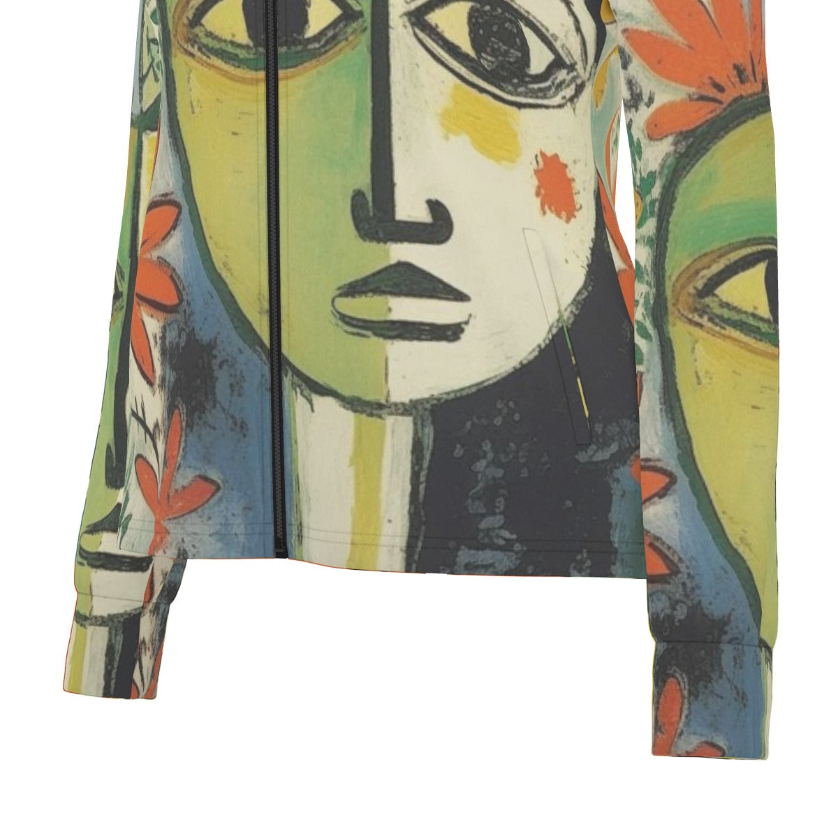 All-Over Print Women's Long Sleeve Thumbhole Jacket