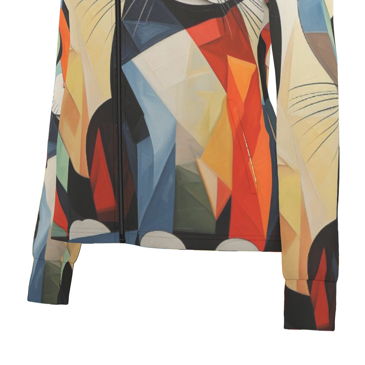 All-Over Print Women's Long Sleeve Thumbhole Jacket