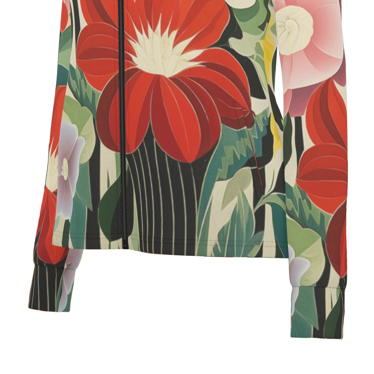 All-Over Print Women's Long Sleeve Thumbhole Jacket