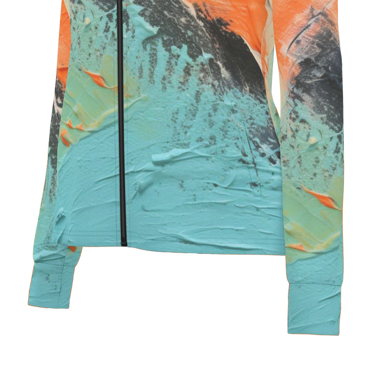 All-Over Print Women's Long Sleeve Thumbhole Jacket