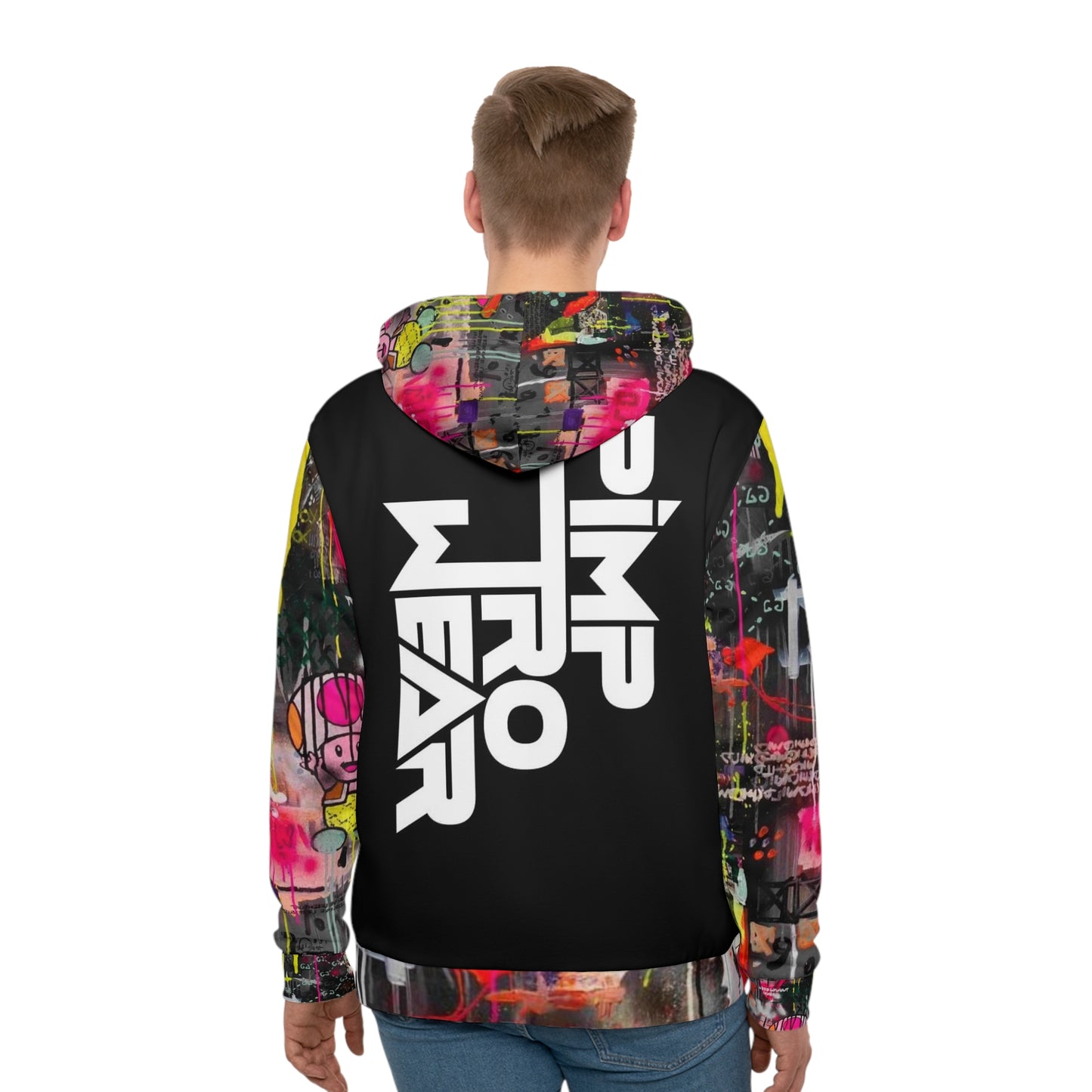 Men's Hoodie - Graffiti Mushrooms