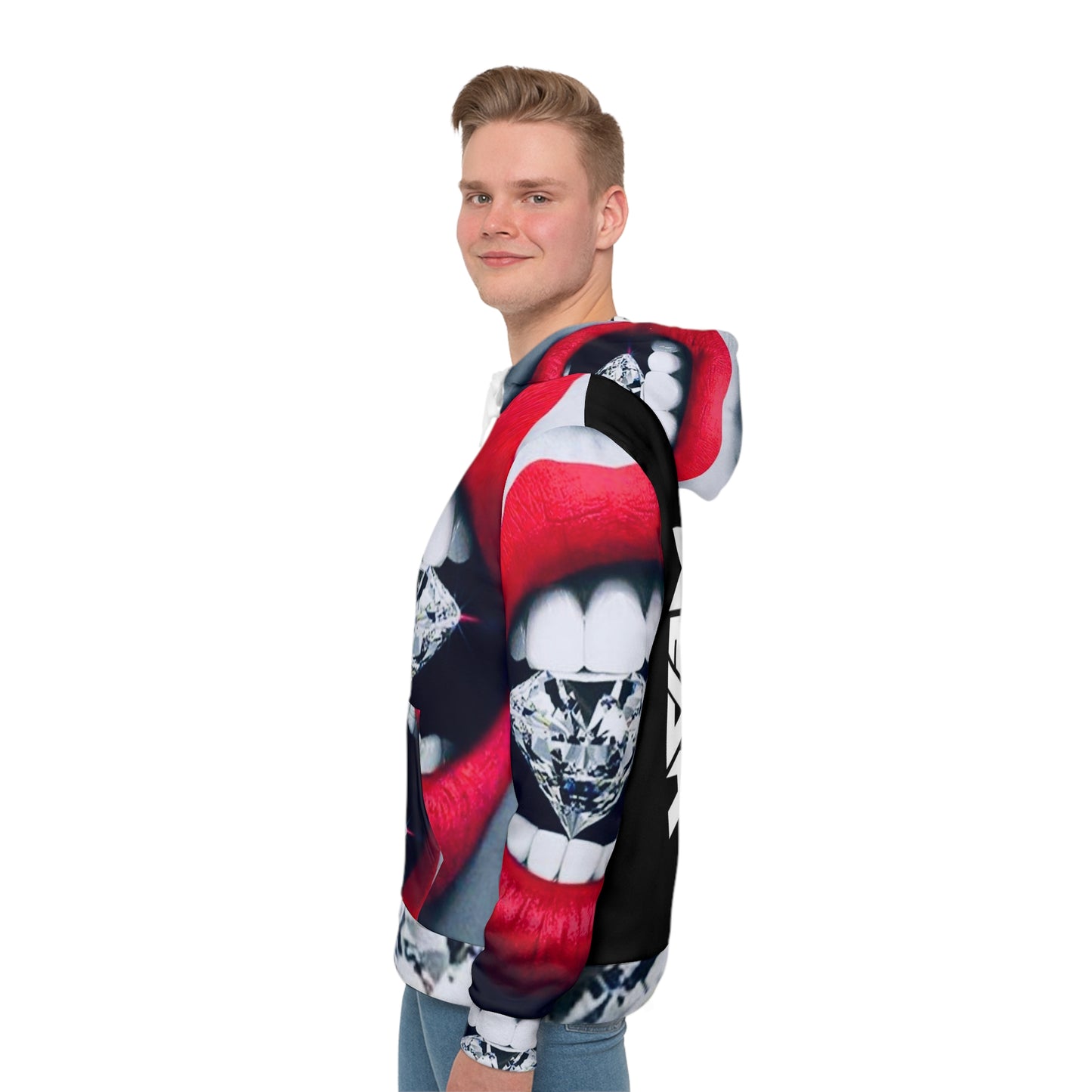 Men's Hoodie - Diamond Lips