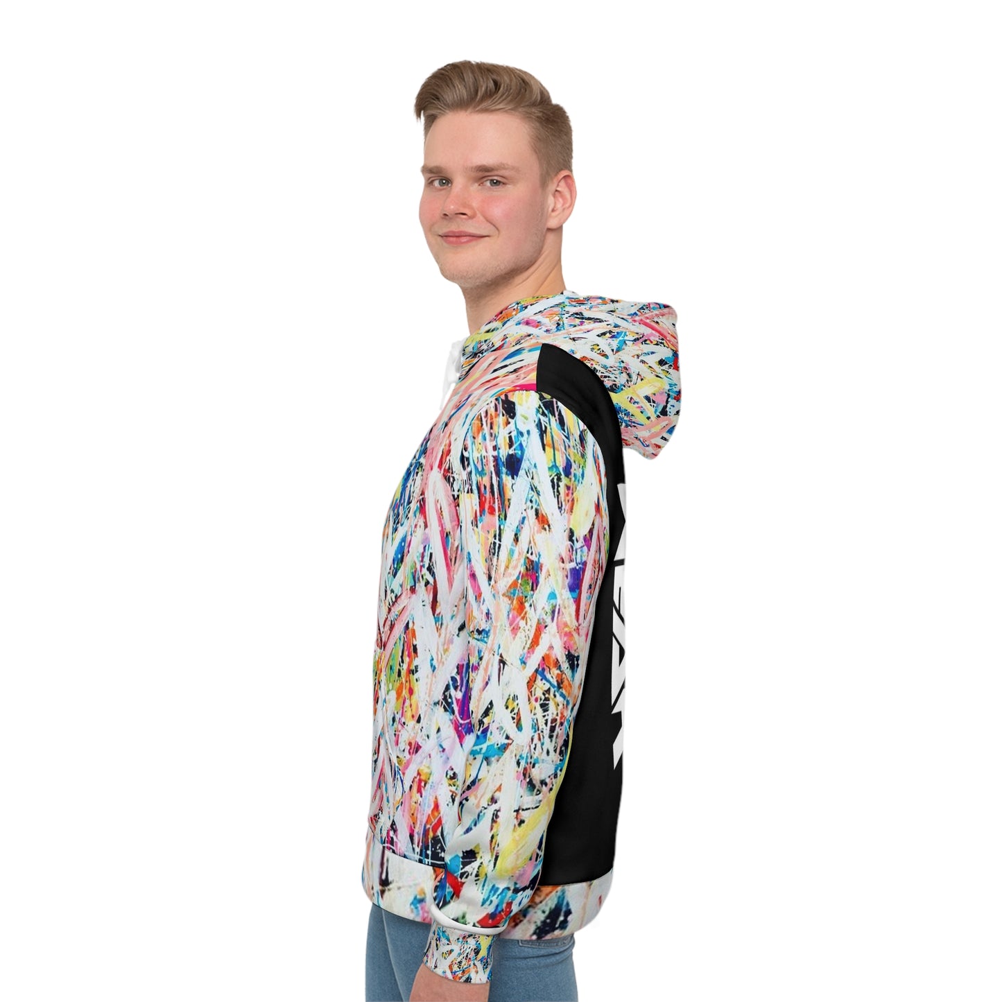 Men's Hoodie - Line of Hearts