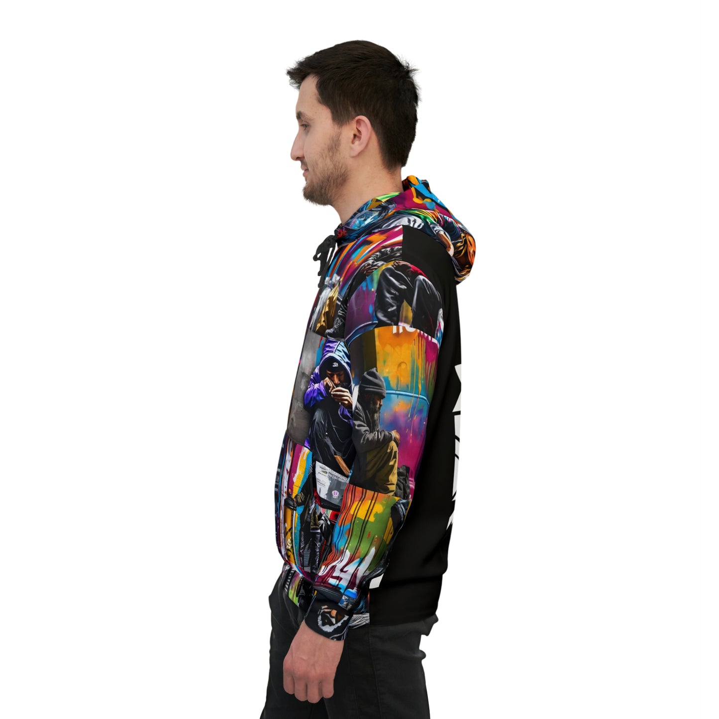 Men's Hoodie - Street Lines