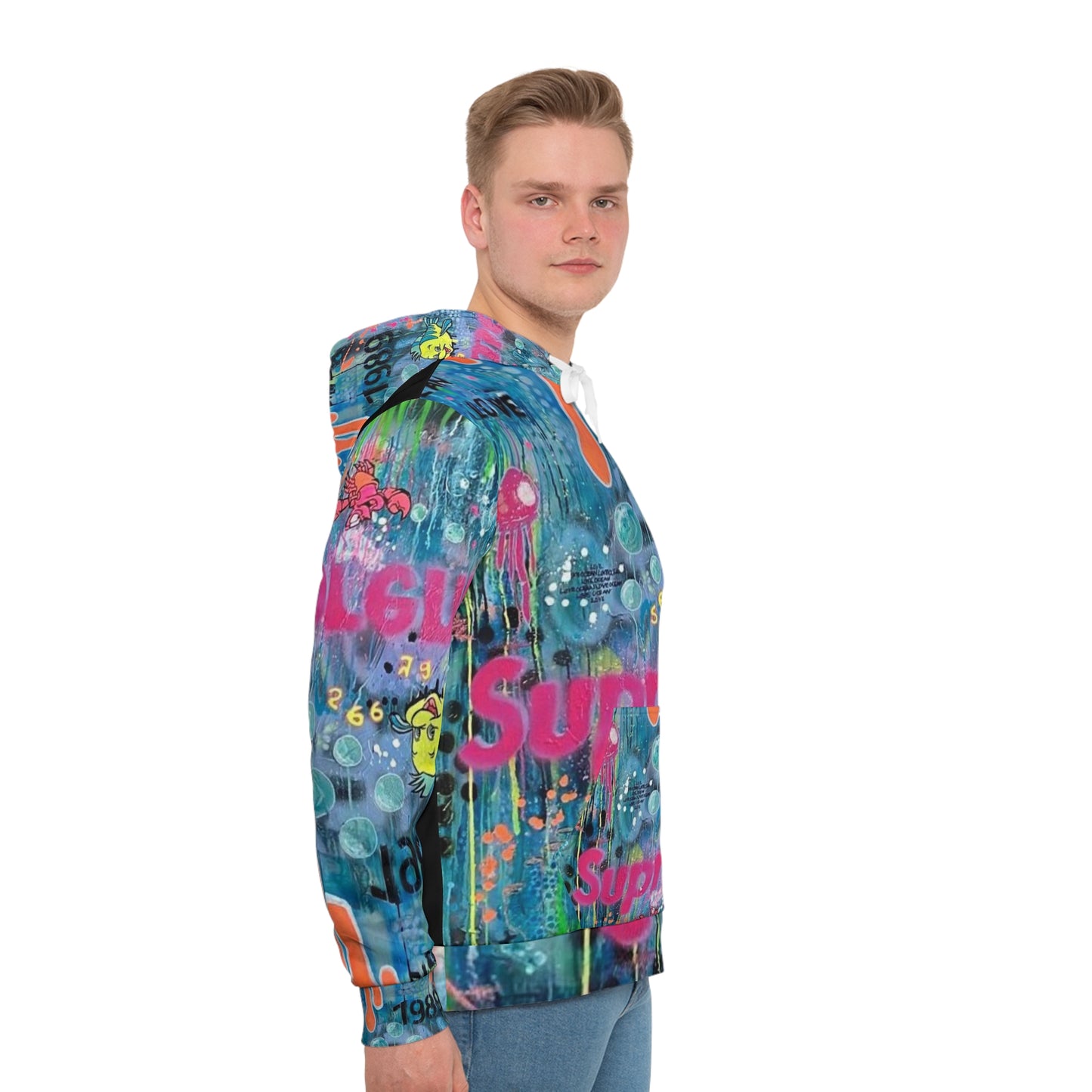 Men's Hoodie - Graffiti Supreme