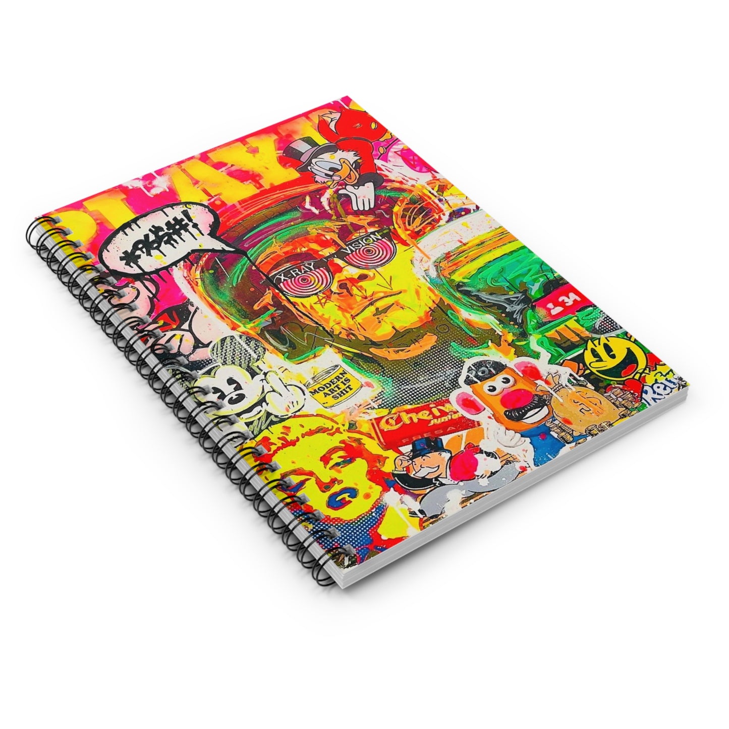 Art Spiral Notebook - Ruled Line