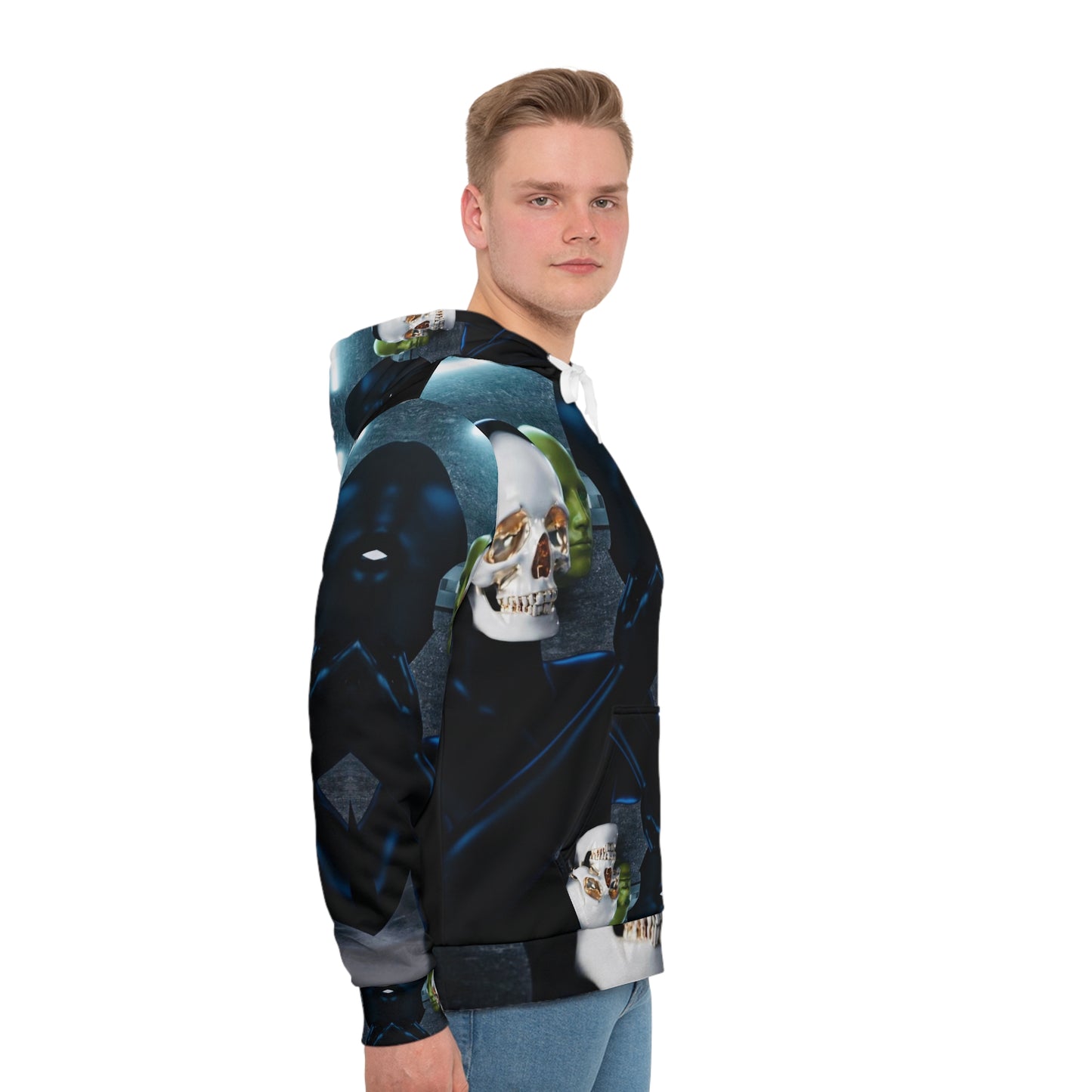 Men's Hoodie - Natural Skulls