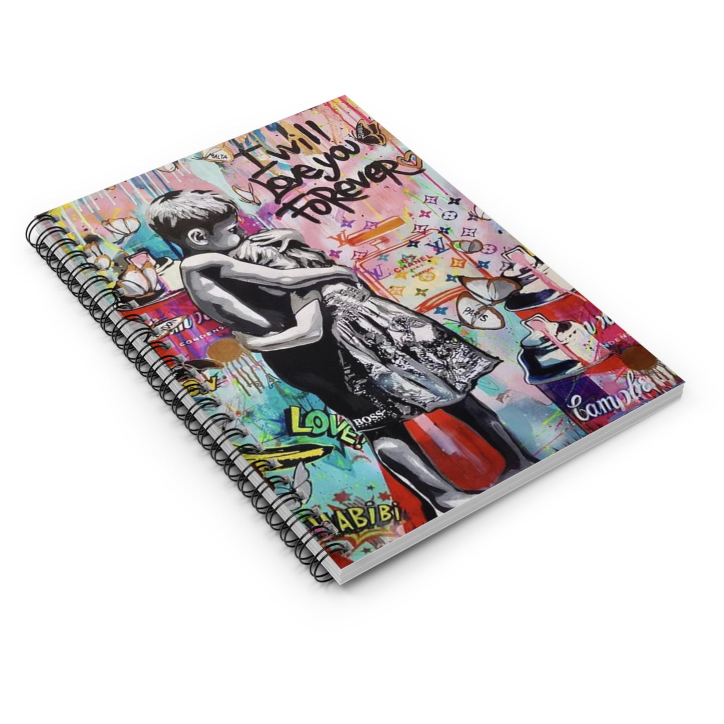 Art Spiral Notebook - Ruled Line