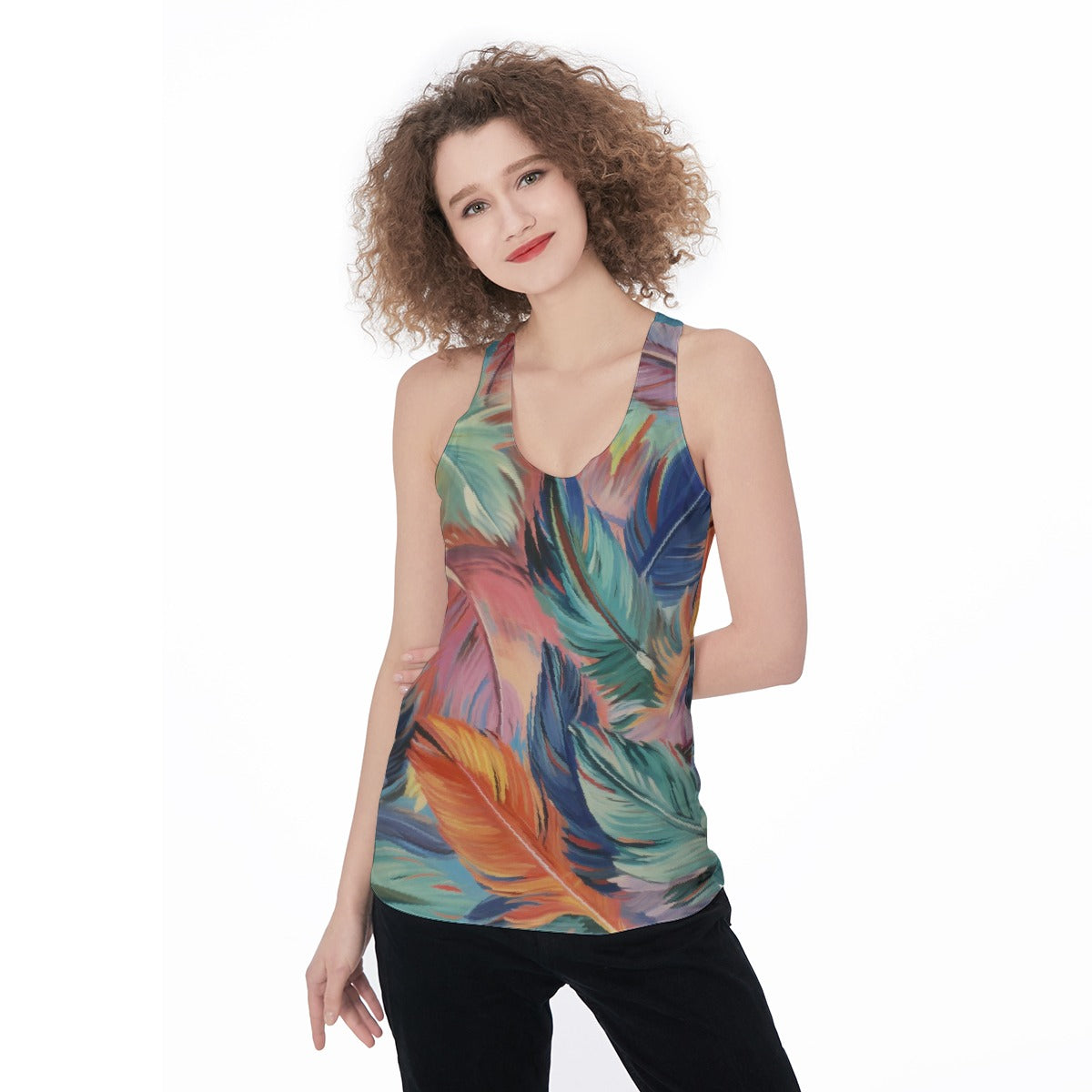 All-Over Print Women's Racerback Tank Top