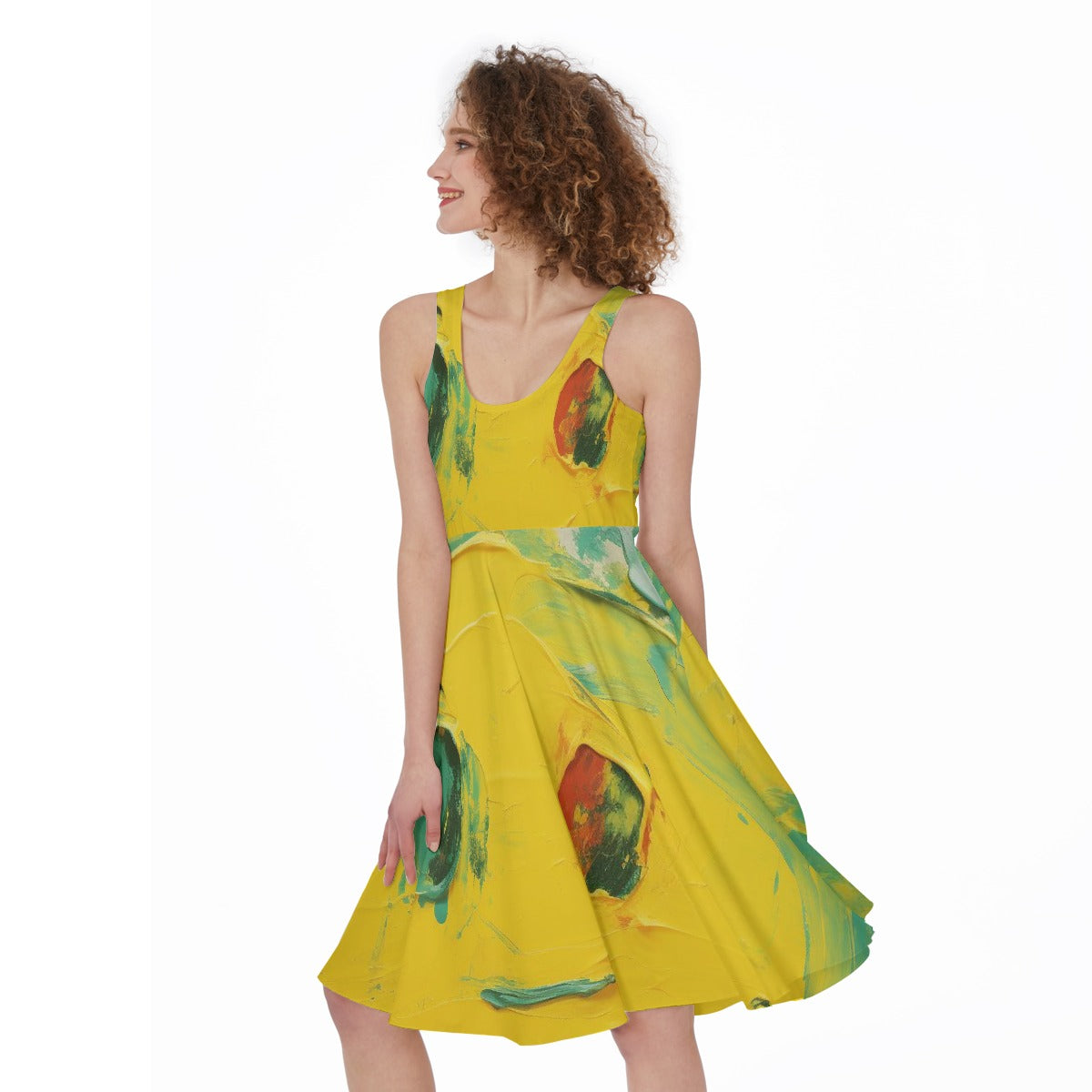 All-Over Print Women's Sleeveless Dress
