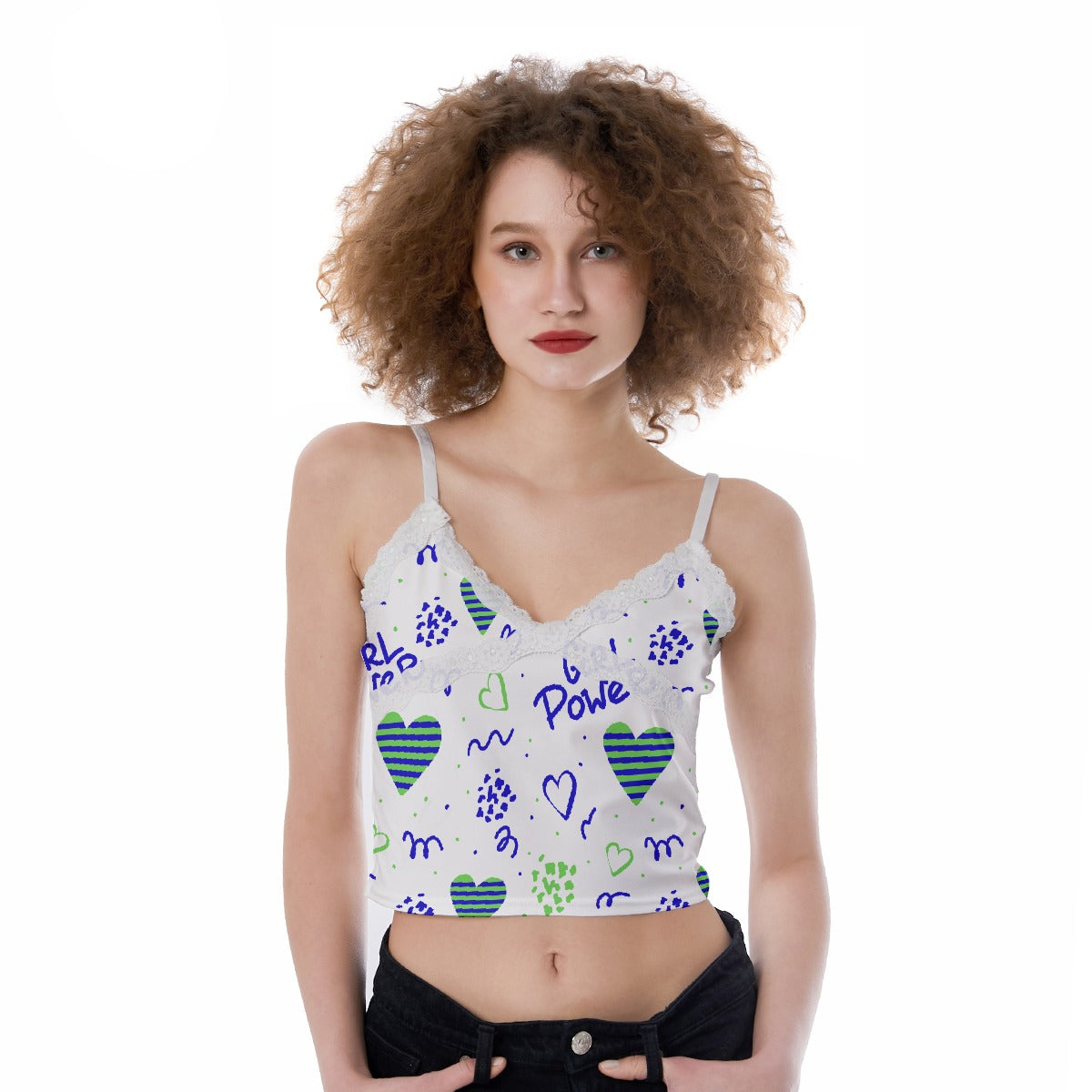 All-Over Print Women's Lace Camisole