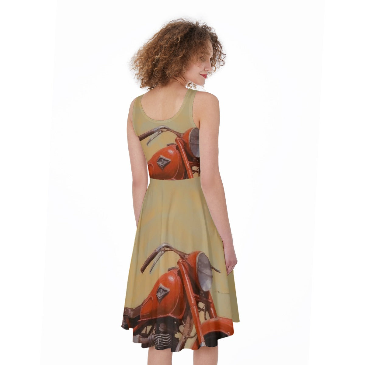 All-Over Print Women's Sleeveless Dress