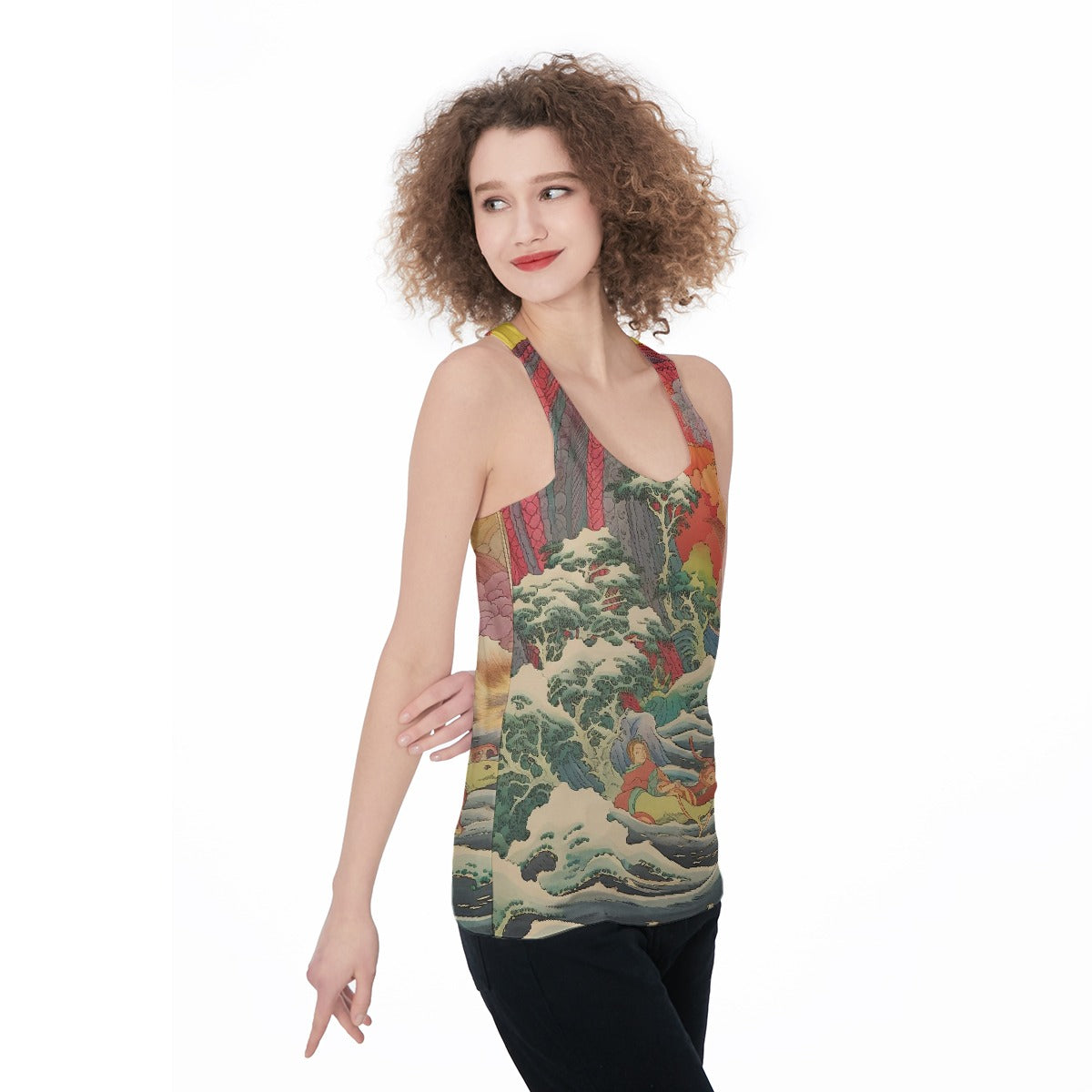 All-Over Print Women's Racerback Tank Top