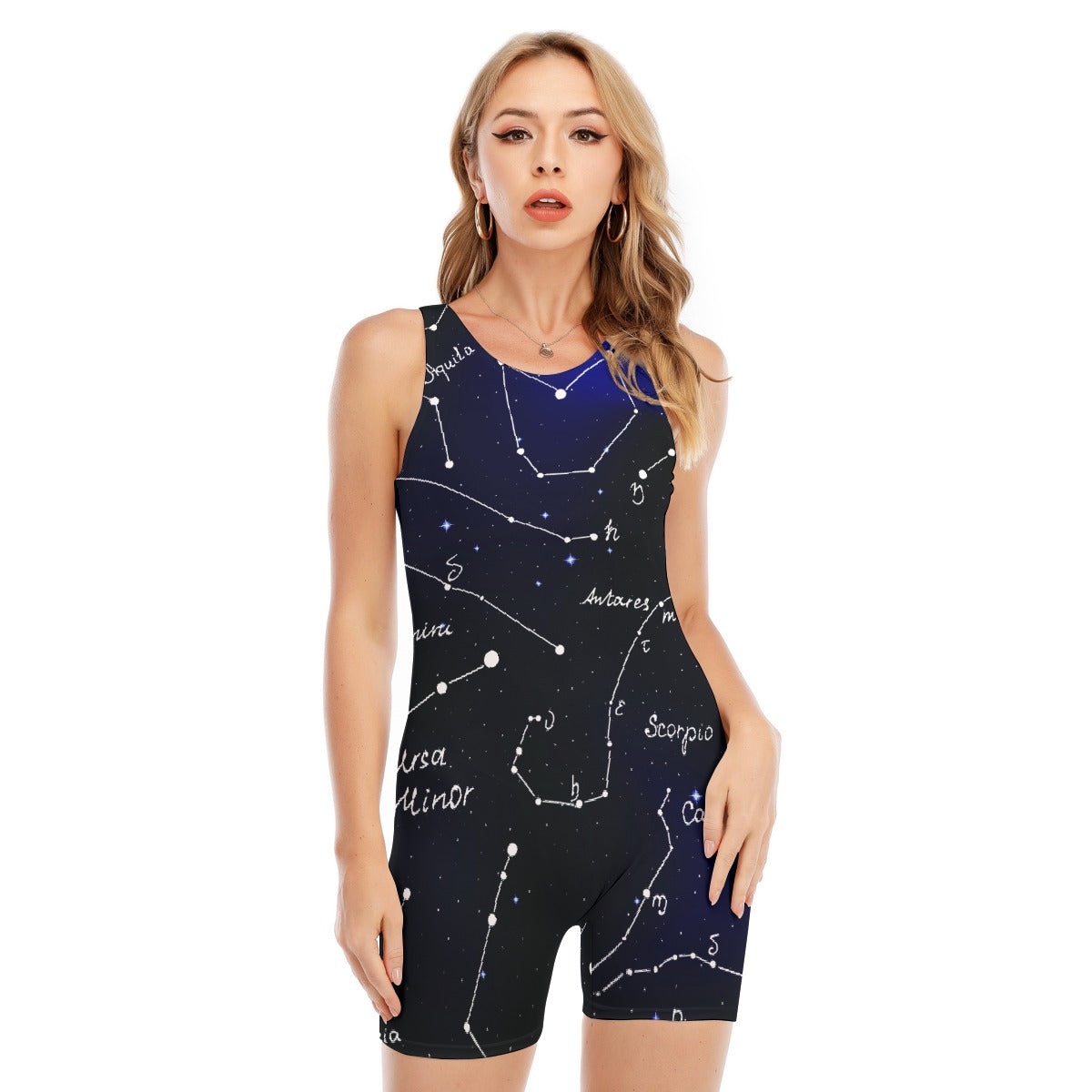 All-Over Print Women's Sleeveless One-piece Swimsuit