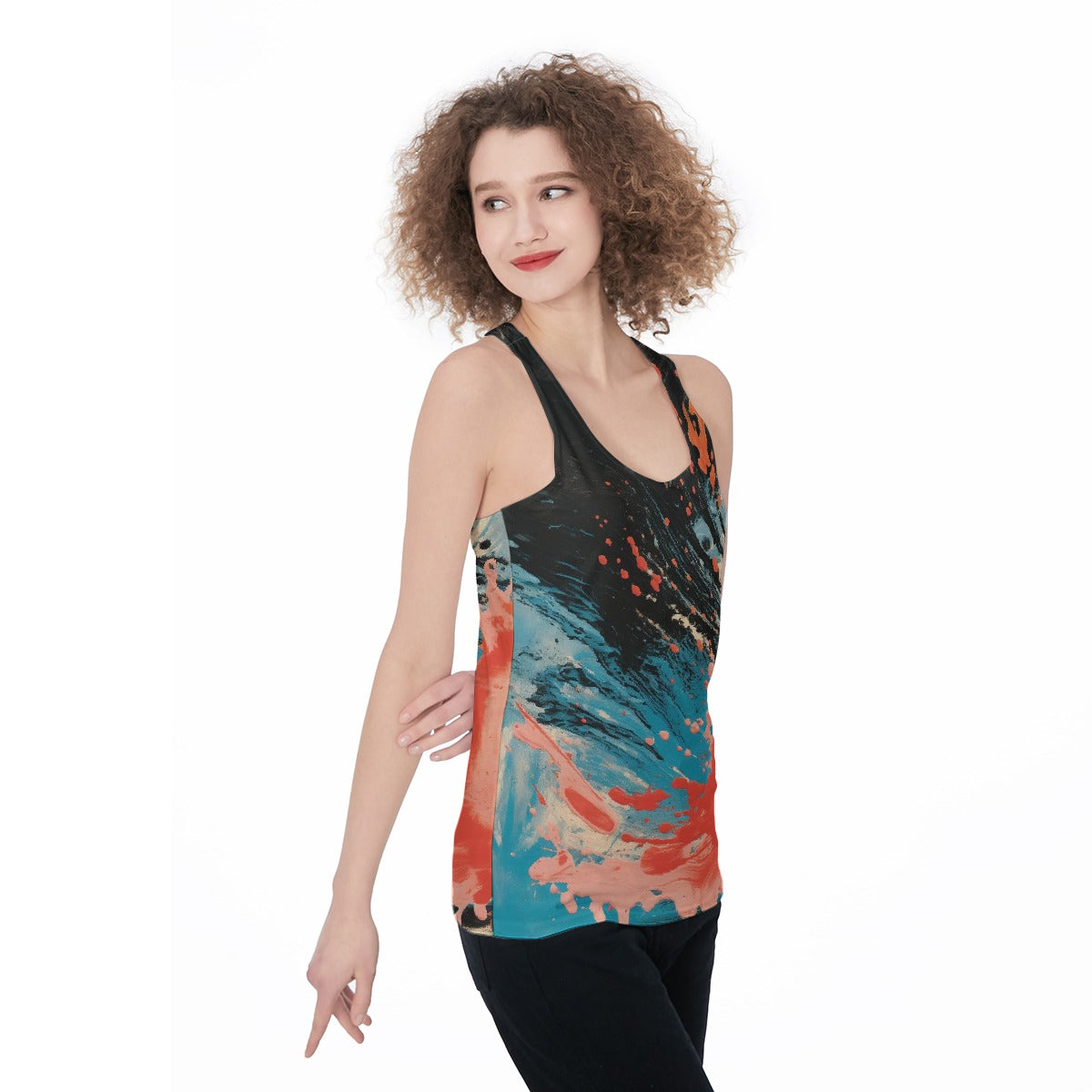 All-Over Print Women's Racerback Tank Top