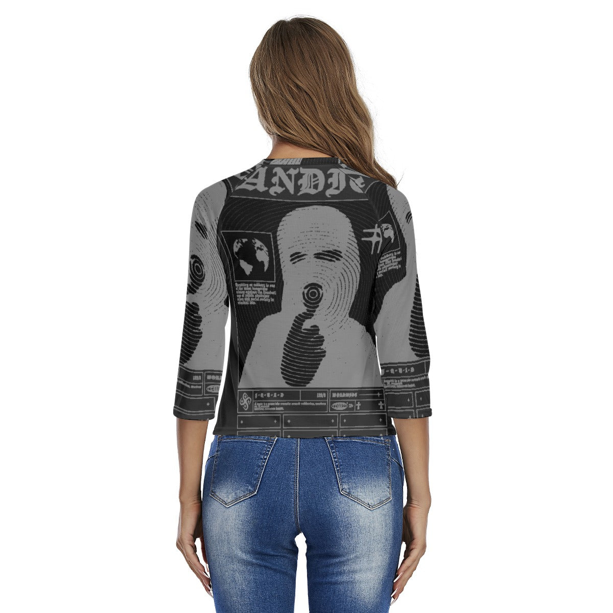 All-Over Print Women's Raglan Sleeves T-shirts