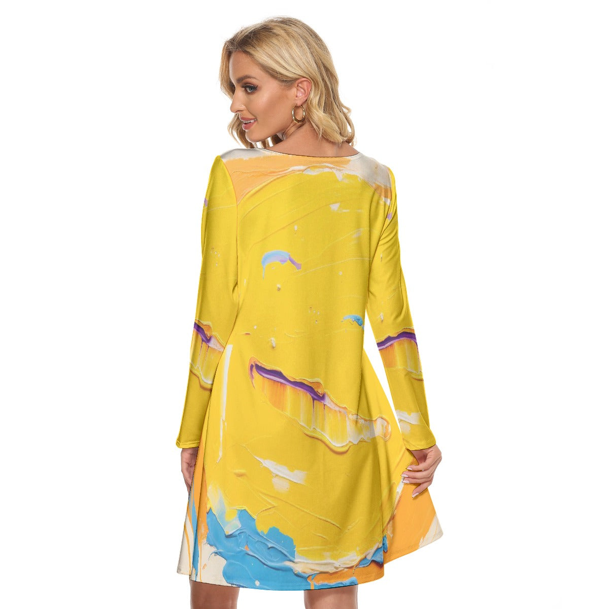 All-Over Print Women's Crew Neck Dress