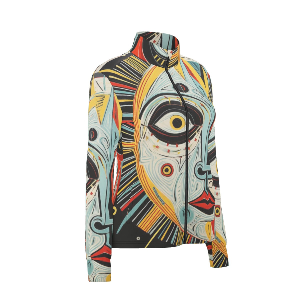 All-Over Print Women's Long Sleeve Thumbhole Jacket