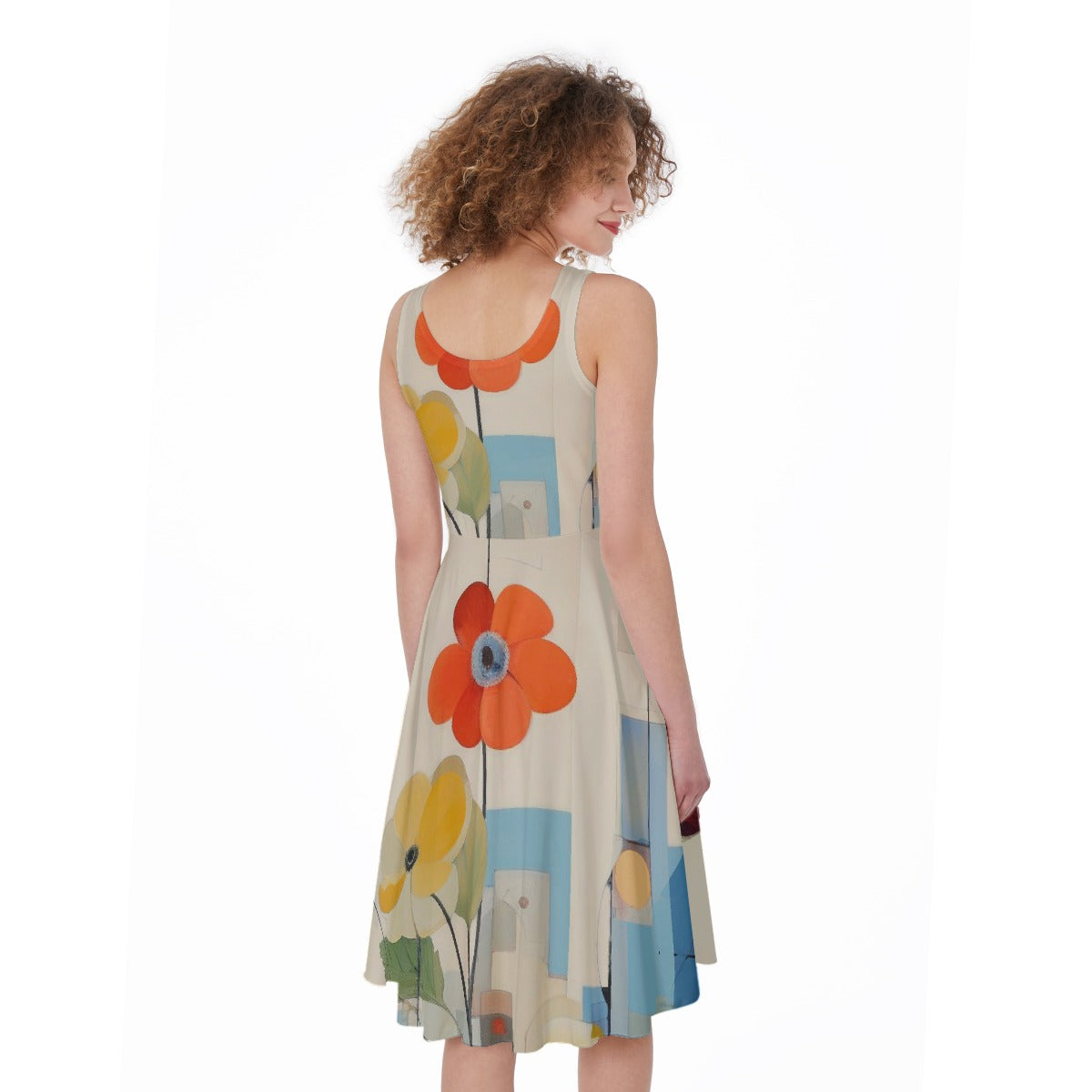 All-Over Print Women's Sleeveless Dress