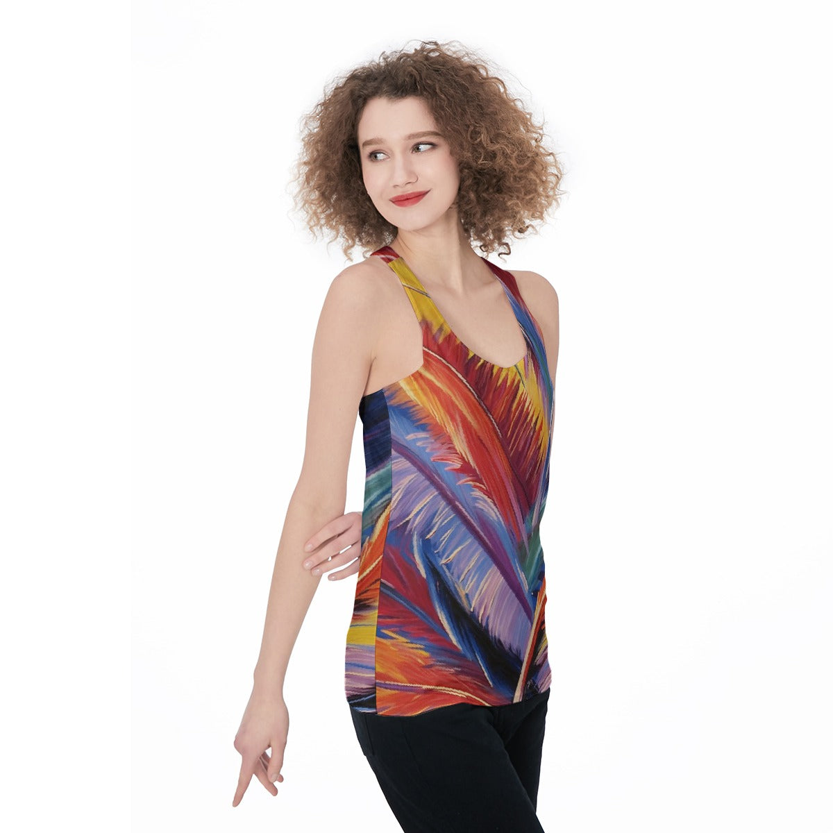 All-Over Print Women's Racerback Tank Top