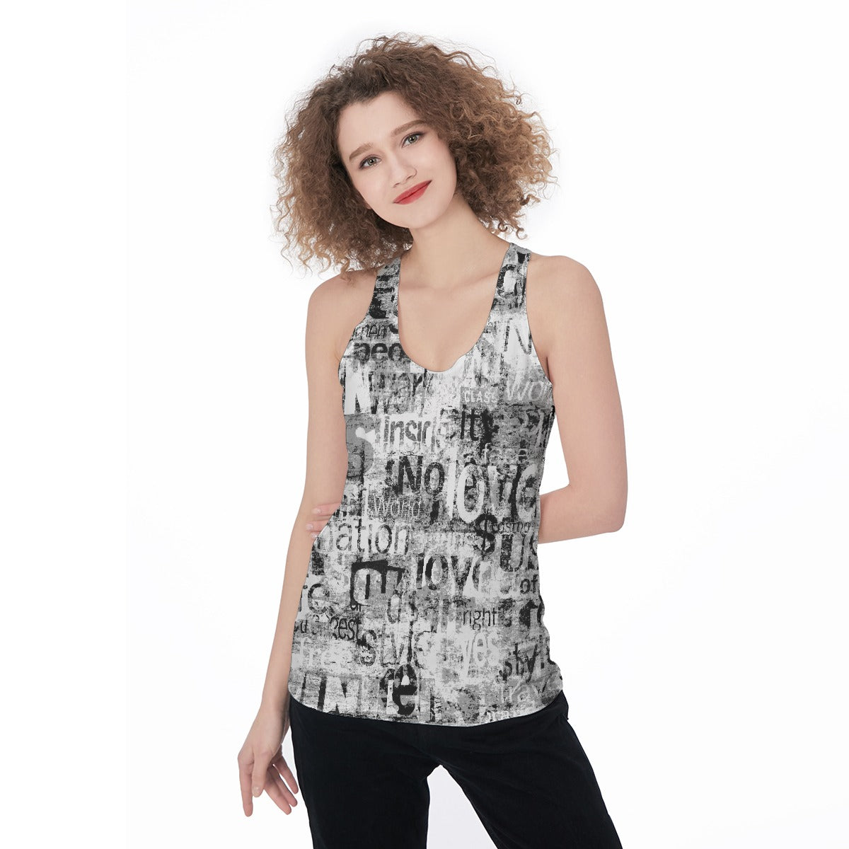 All-Over Print Women's Racerback Tank Top
