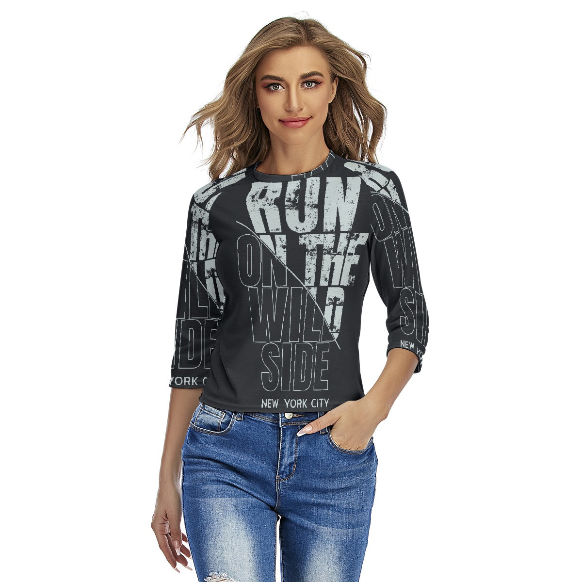 All-Over Print Women's Raglan Sleeves T-shirts