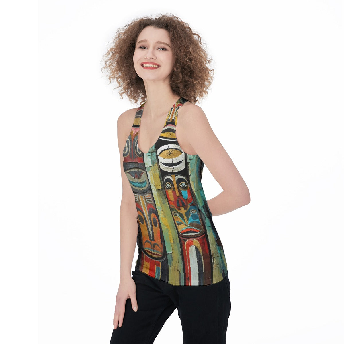 All-Over Print Women's Racerback Tank Top