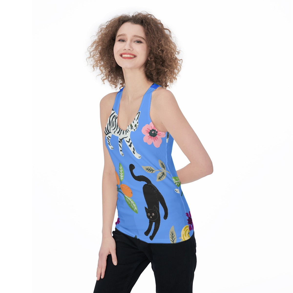 All-Over Print Women's Racerback Tank Top