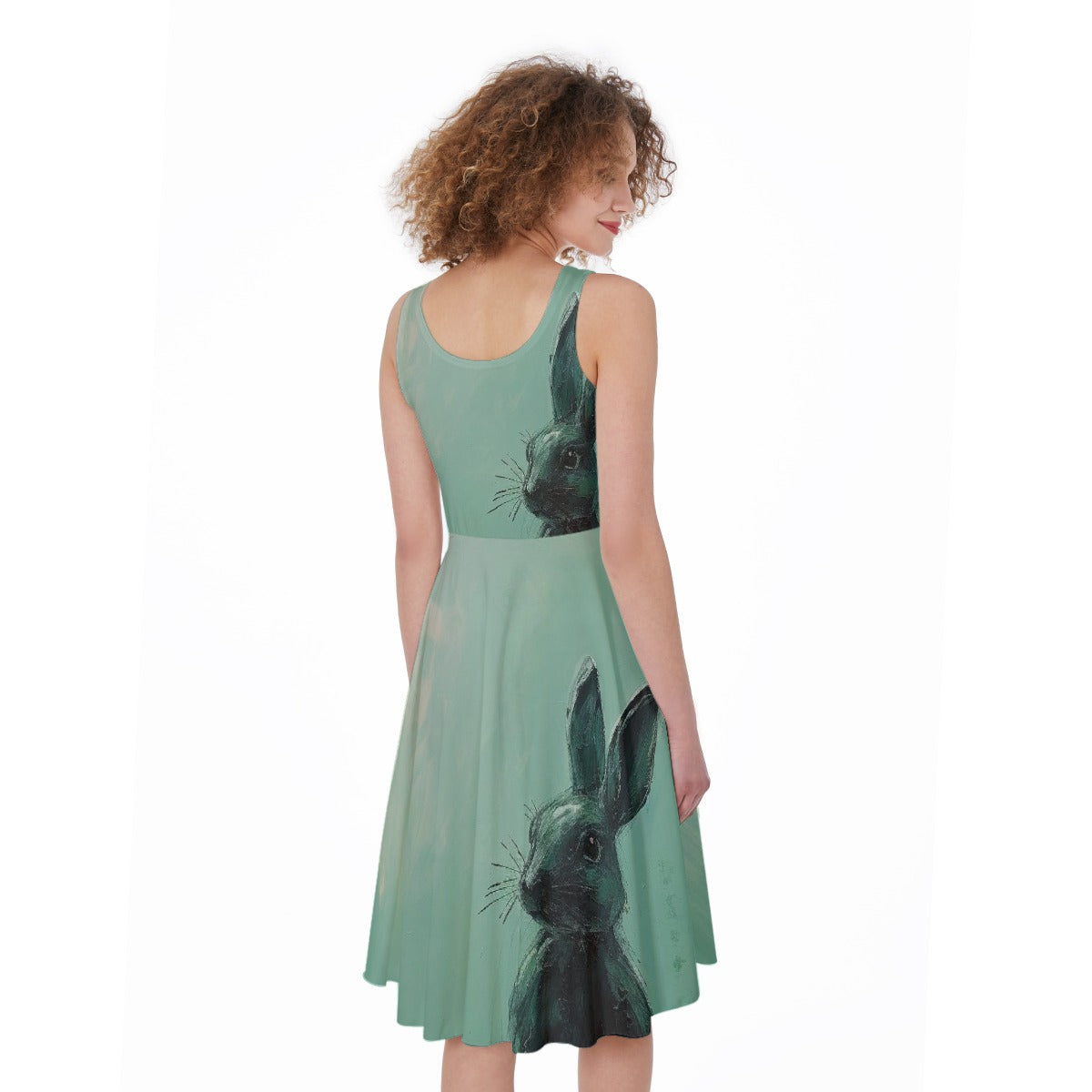 All-Over Print Women's Sleeveless Dress