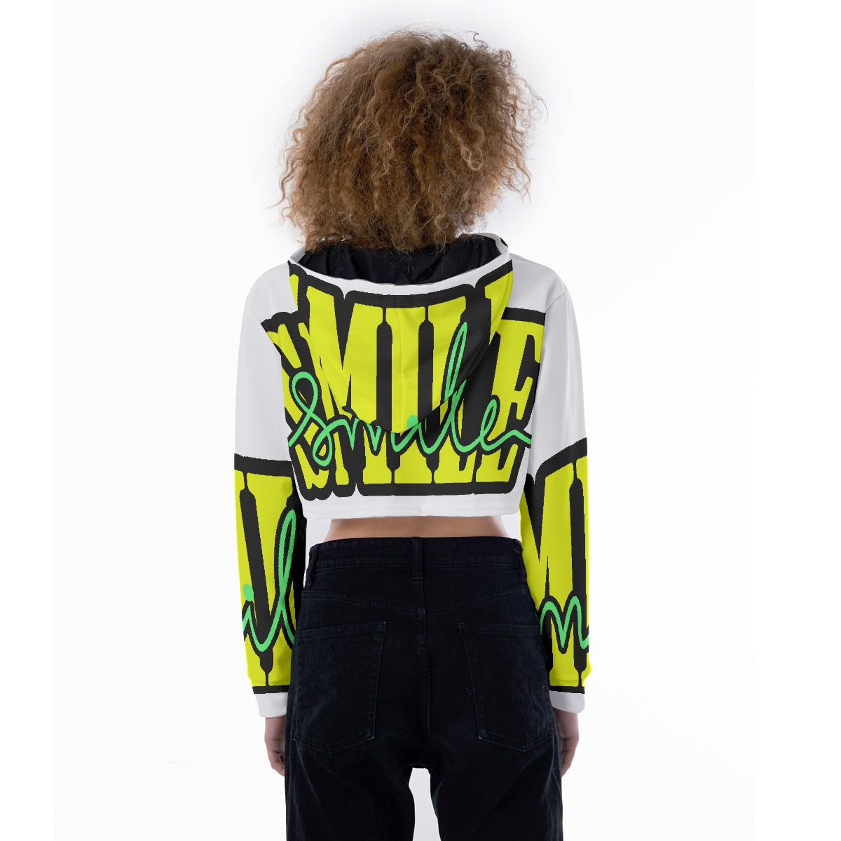 All-Over Print Women's Crop Top Hoodie