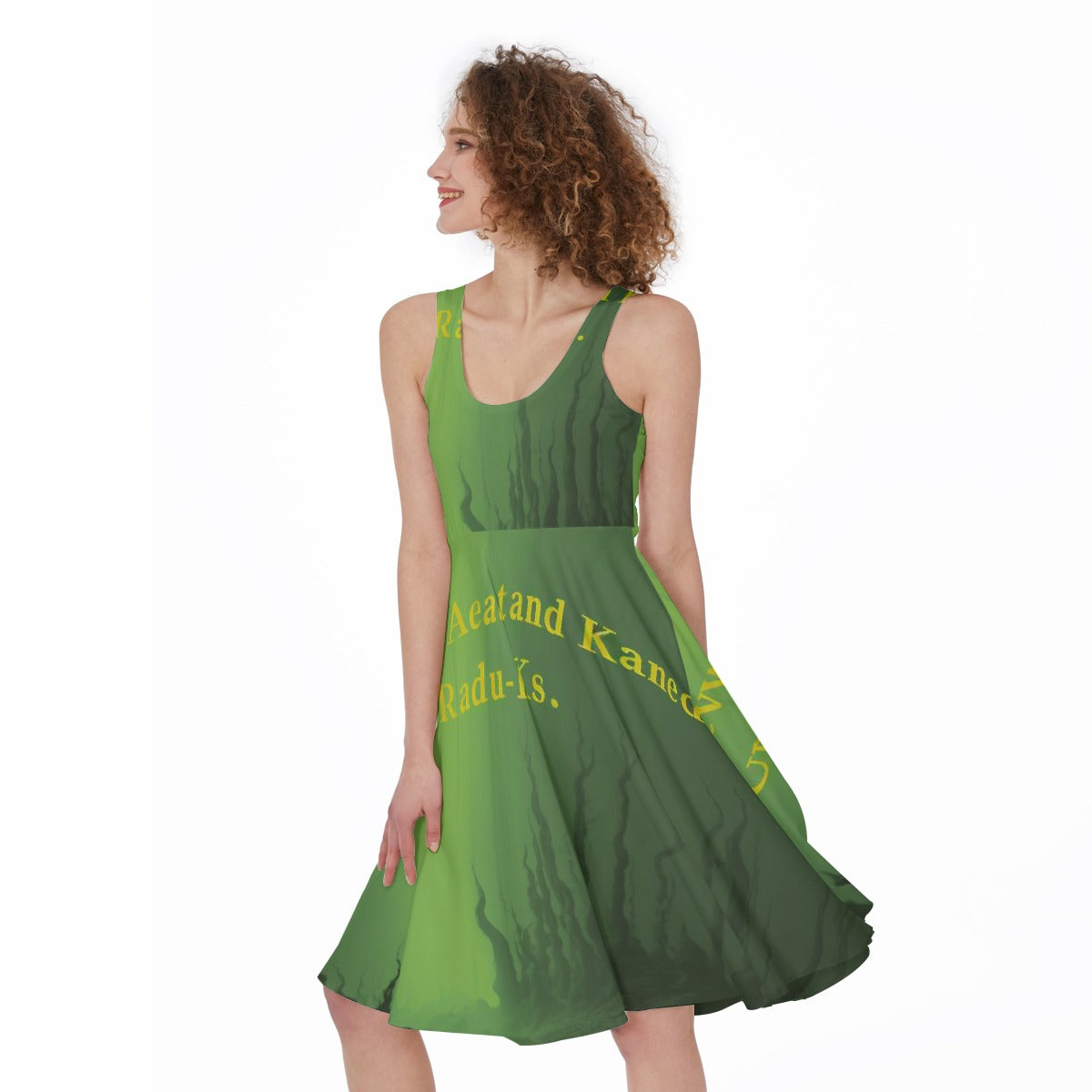 All-Over Print Women's Sleeveless Dress