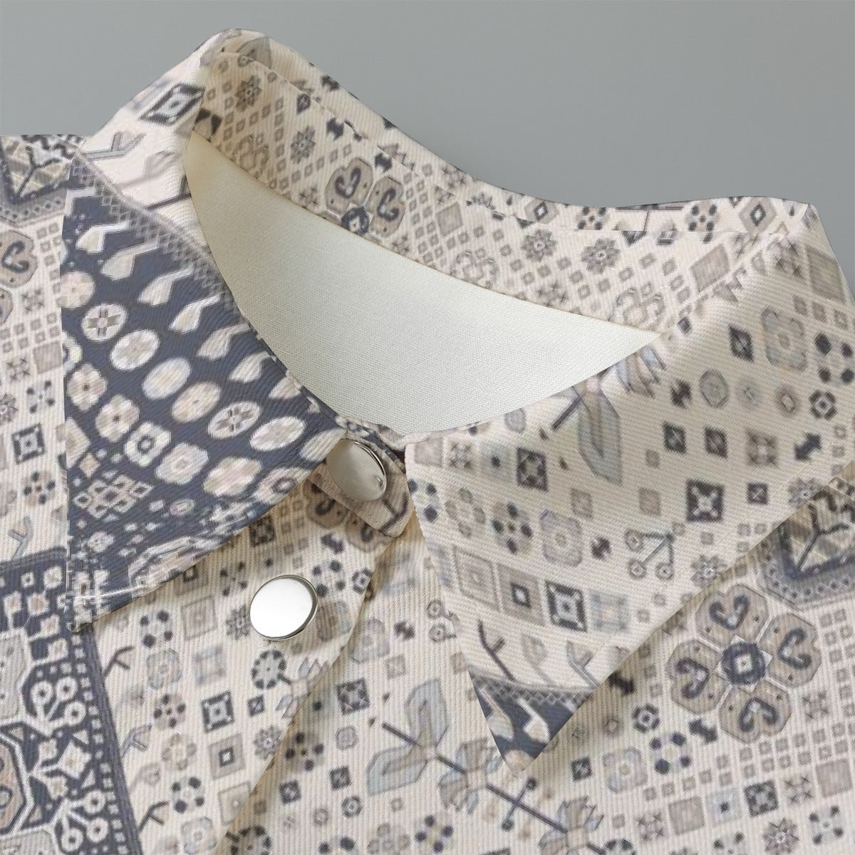 All-Over Print Women's Cropped Jacket | 245GSM Cotton