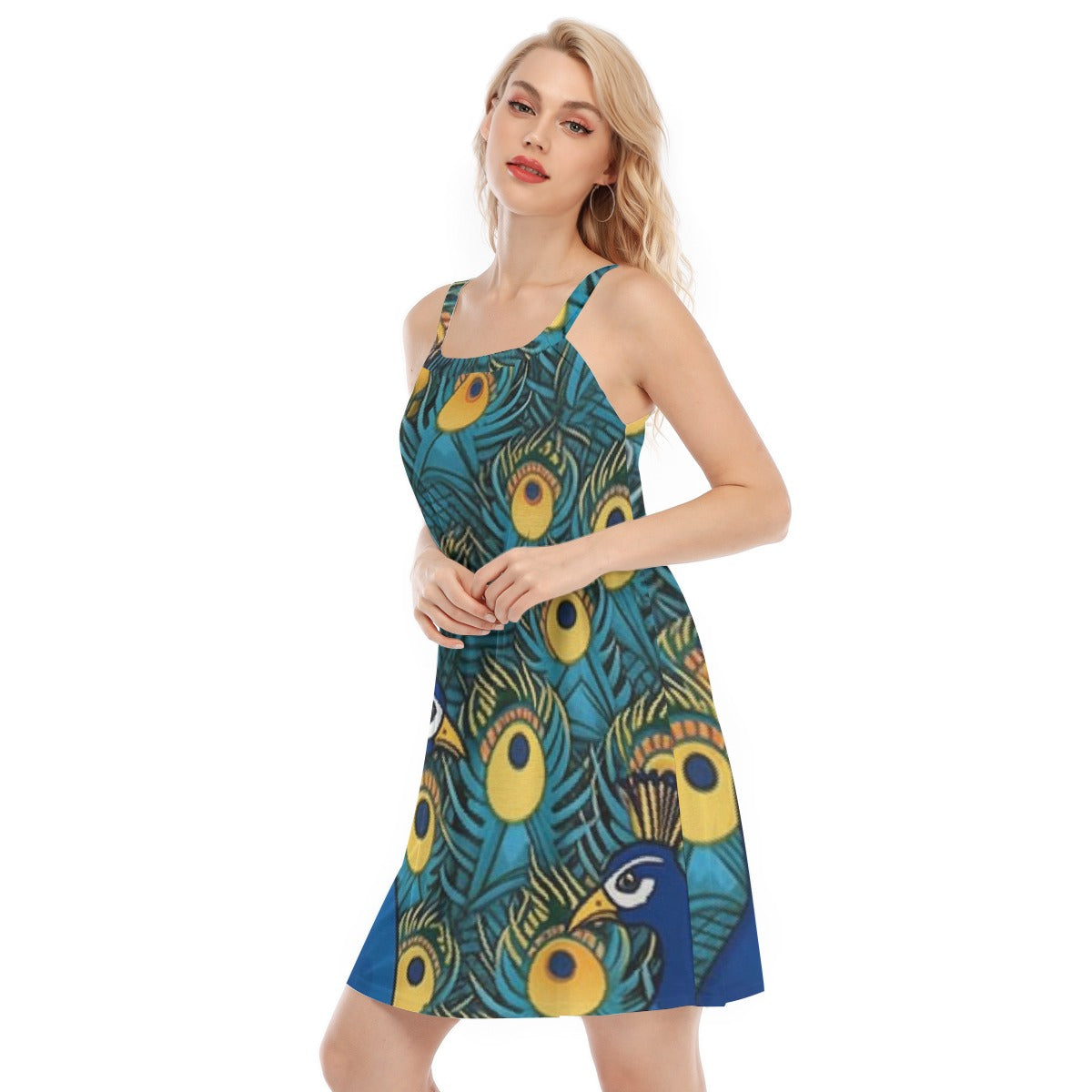 All-Over Print Women's Sleeveless Cami Dress