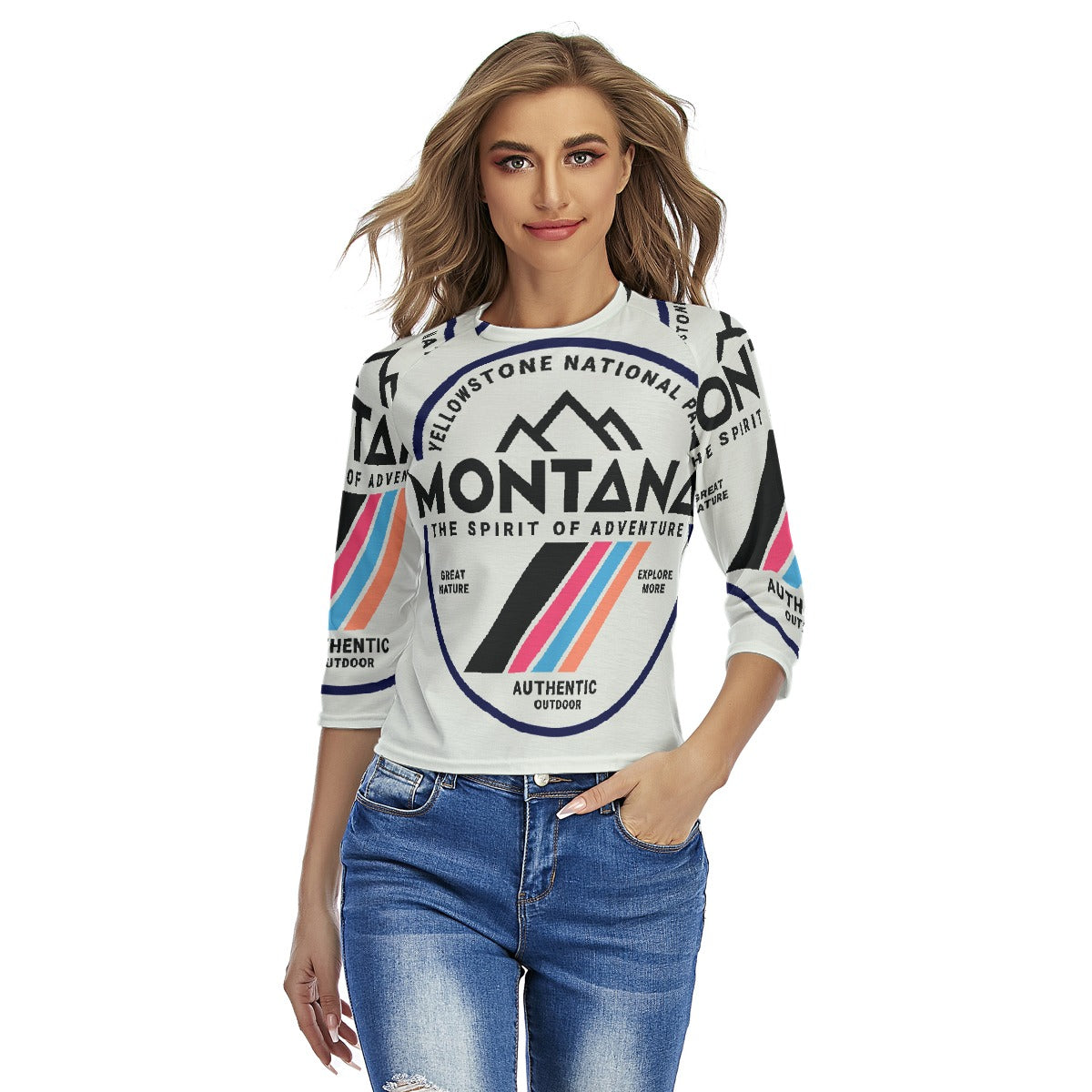 All-Over Print Women's Raglan Sleeves T-shirts