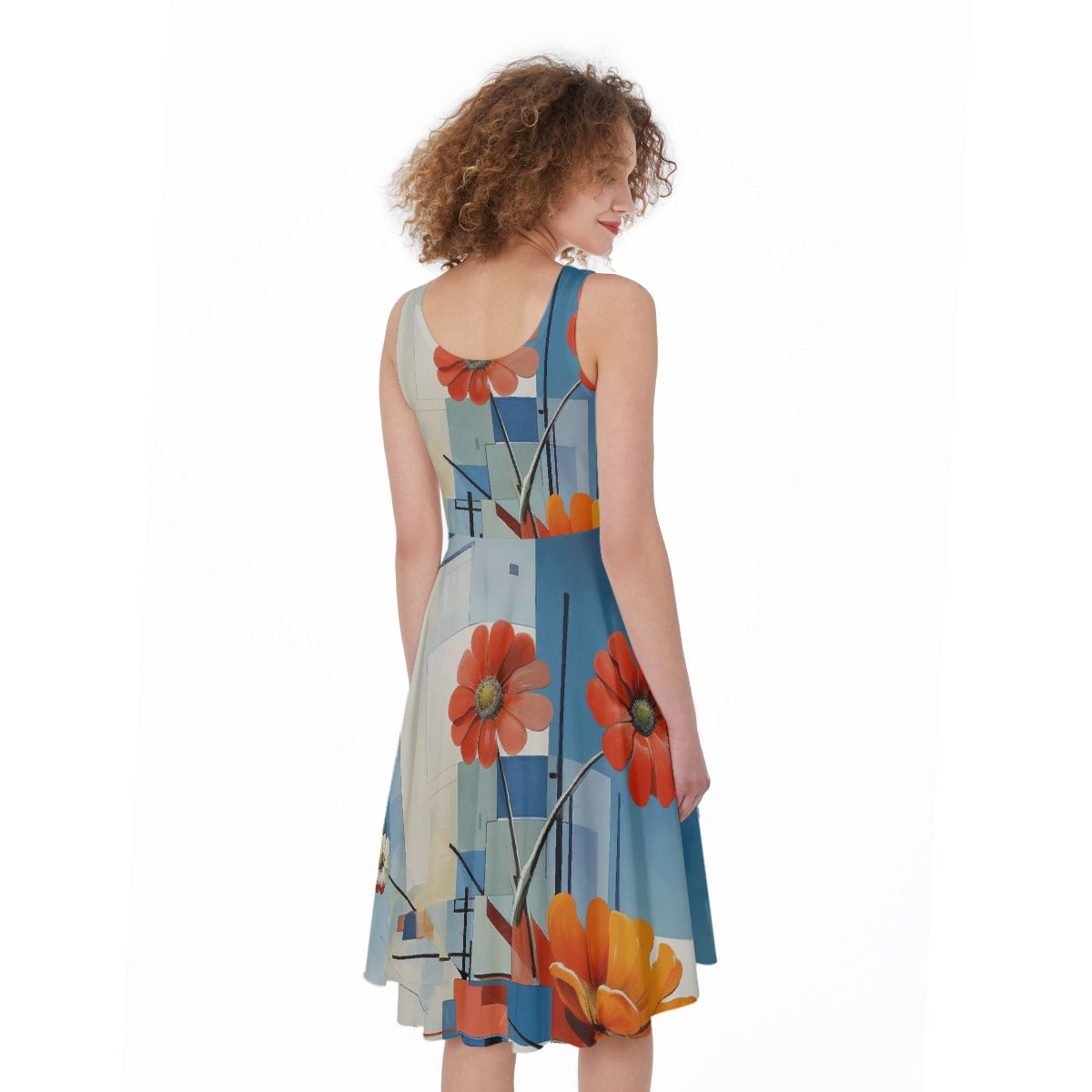 All-Over Print Women's Sleeveless Dress