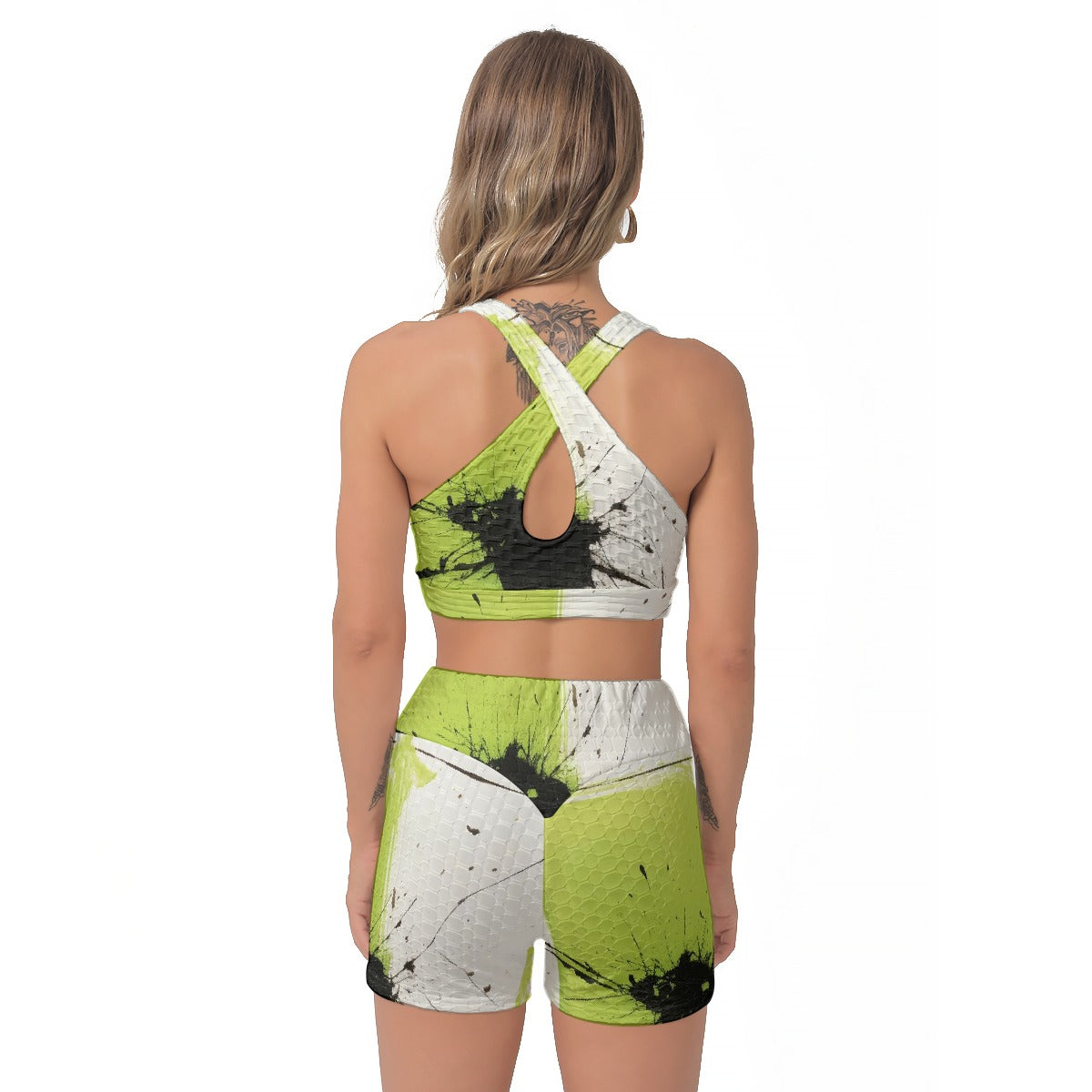 All-Over Print Women's Sports Bra Suit
